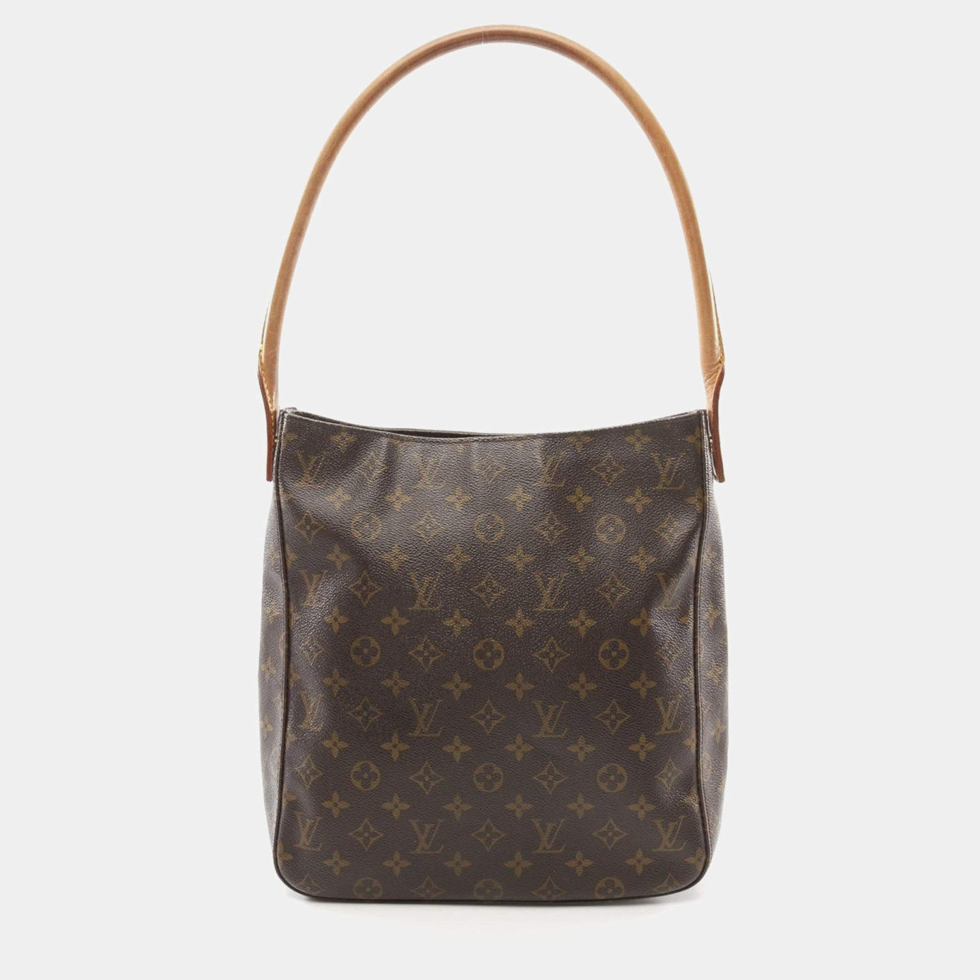 Louis Vuitton Brown Monogram Canvas Looping GM Shoulder Bag 