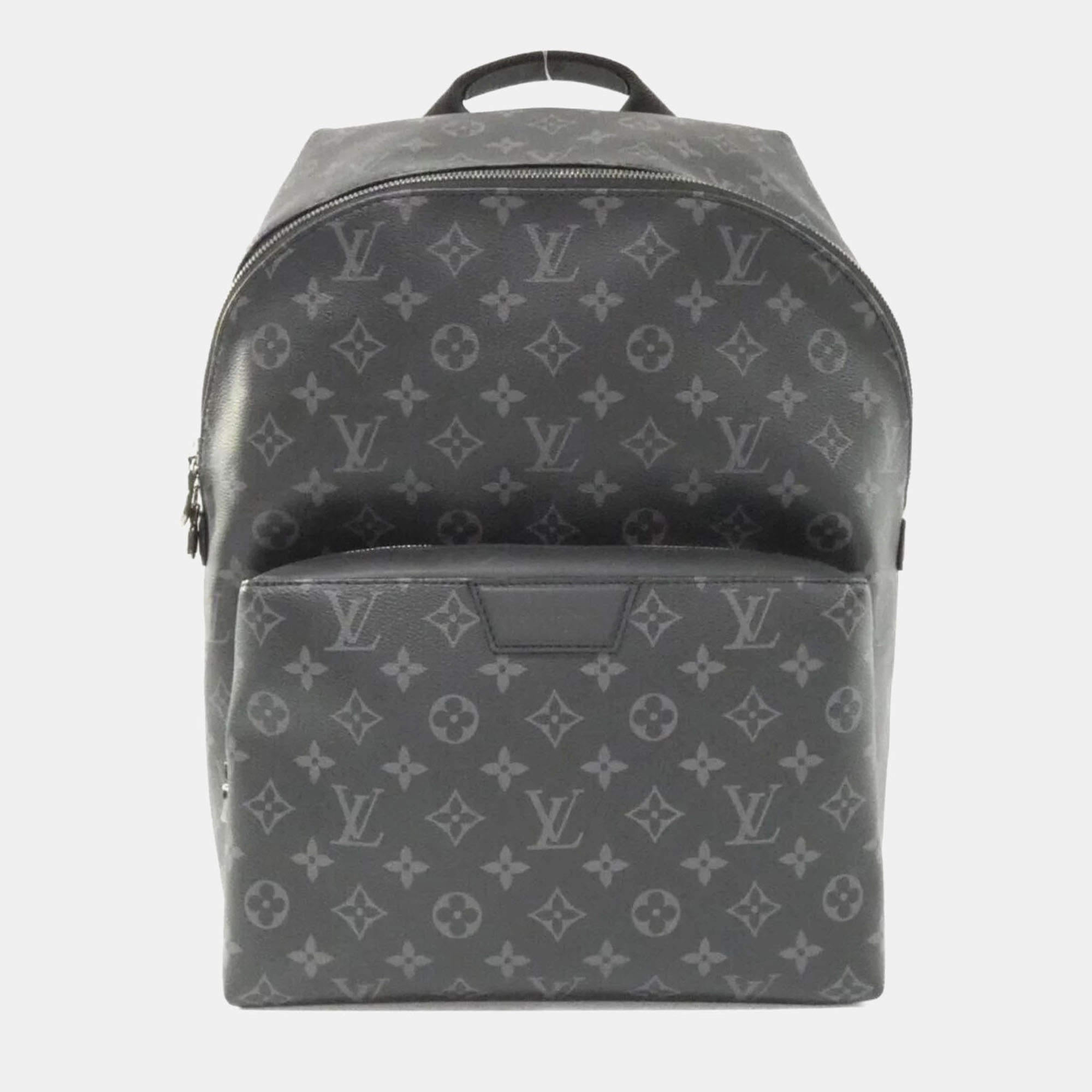 Louis Vuitton Black Monogram Eclipse Canvas Backpack
