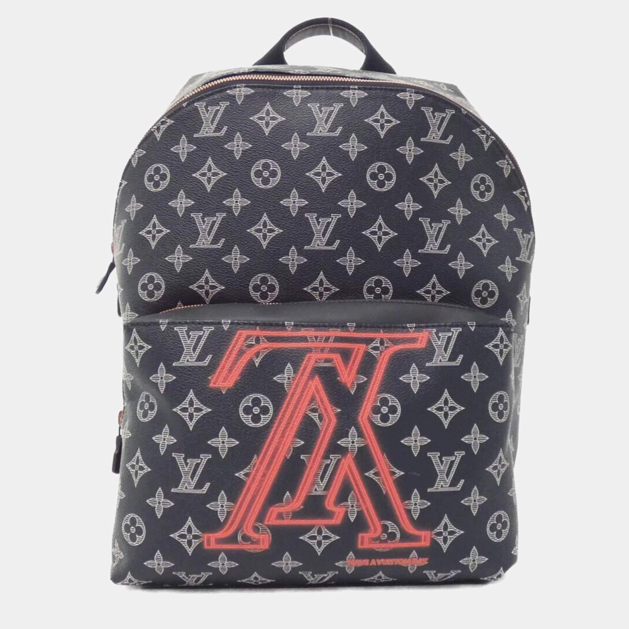 Pre Owned Louis Vuitton Limited Edition Upside Down Monogram Ink Apollo Backpack 