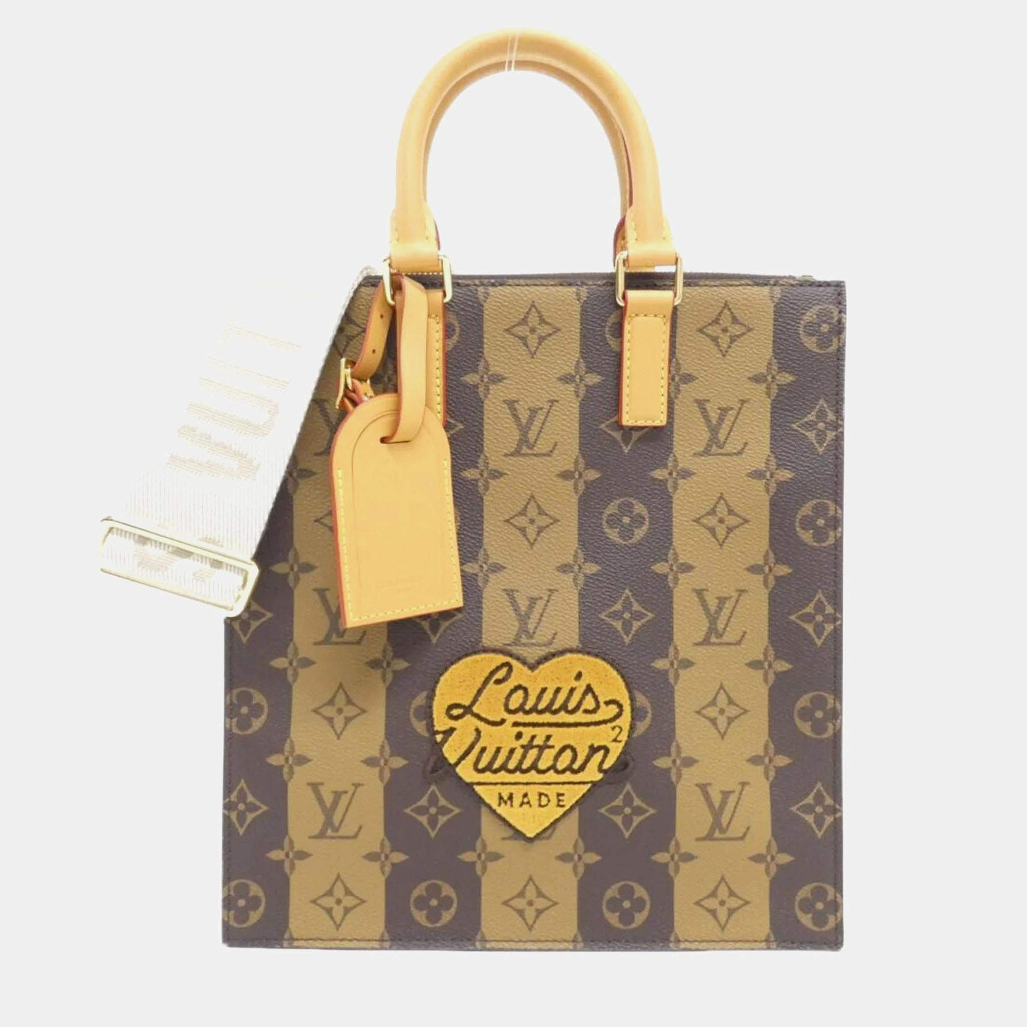Louis Vuitton x Nigo Monogram Sac Plat Cross Handbag