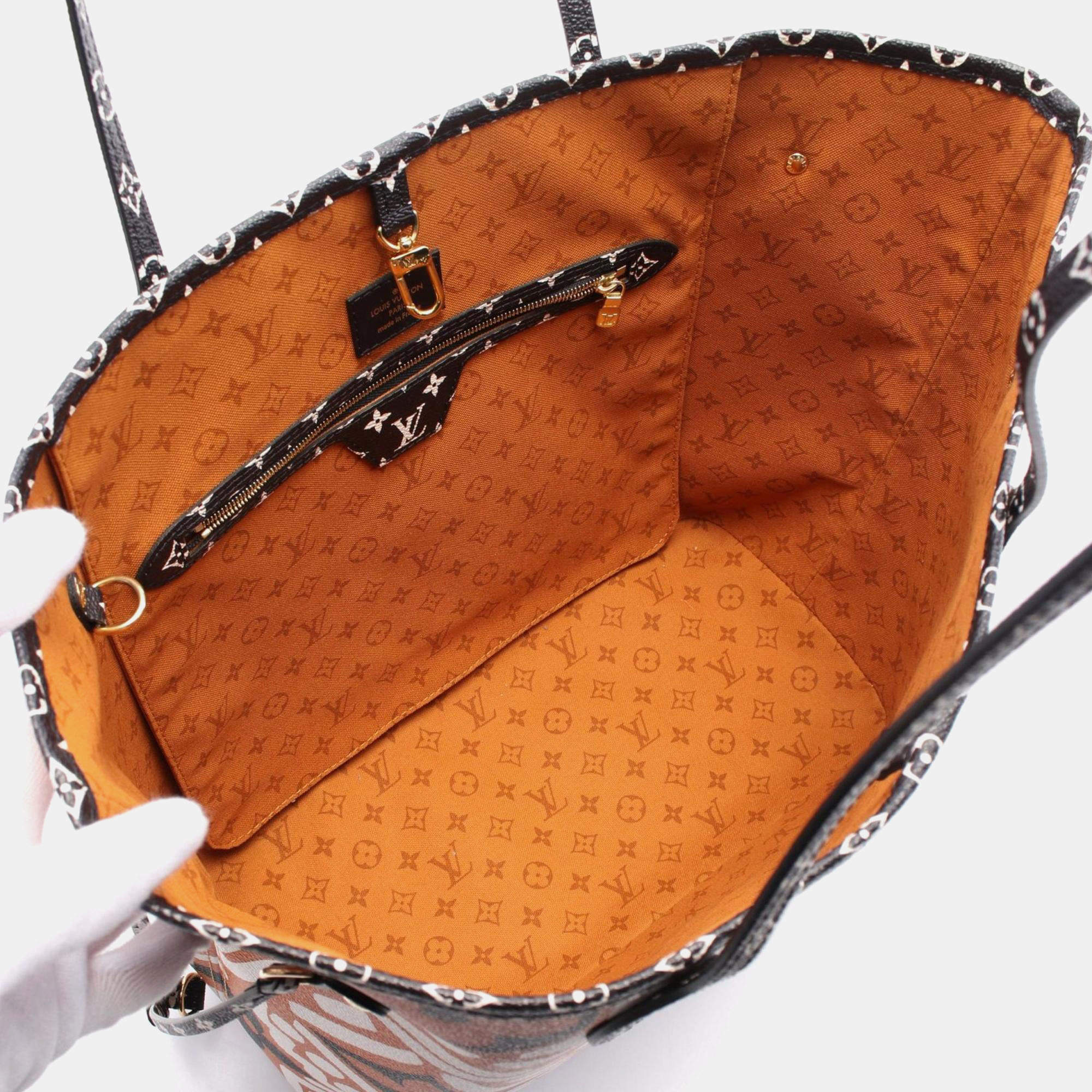 Pre Owned Louis Vuitton Limited Edition Crafty Monogram Giant MM Neverfull MM Tote Bag 