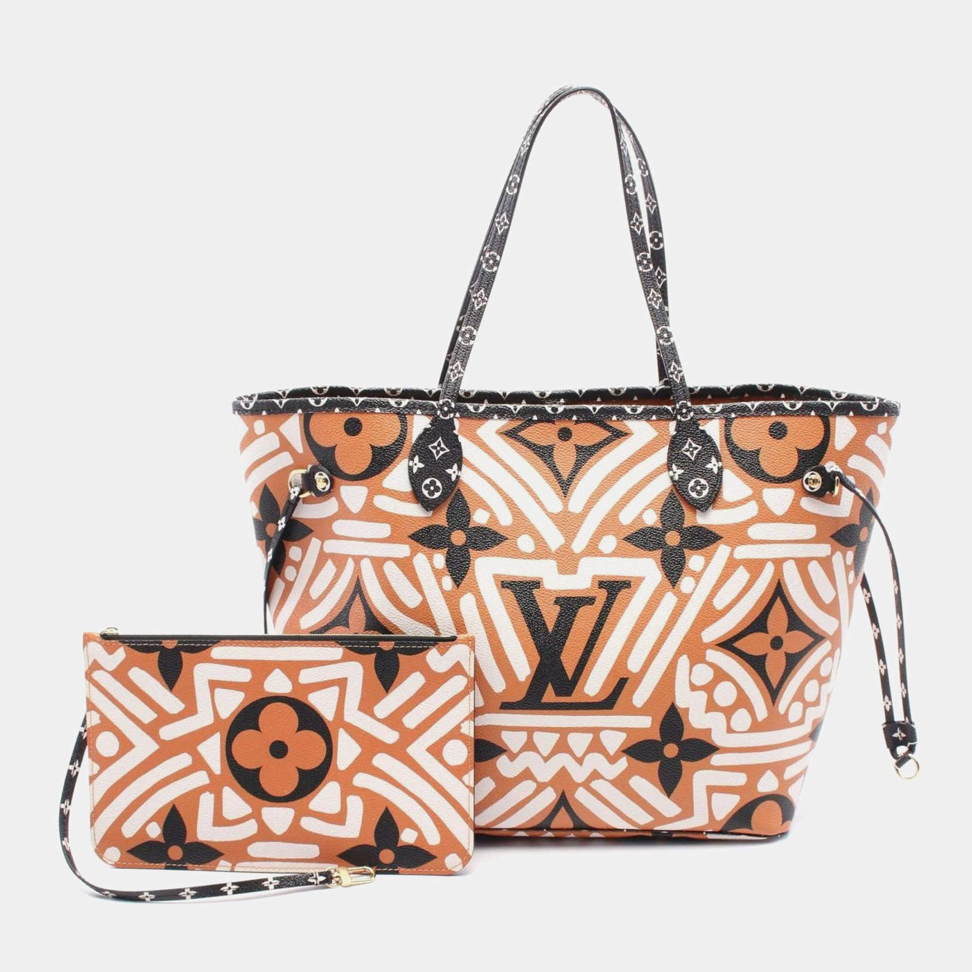 Pre Owned Louis Vuitton Limited Edition Crafty Monogram Giant MM Neverfull MM Tote Bag 