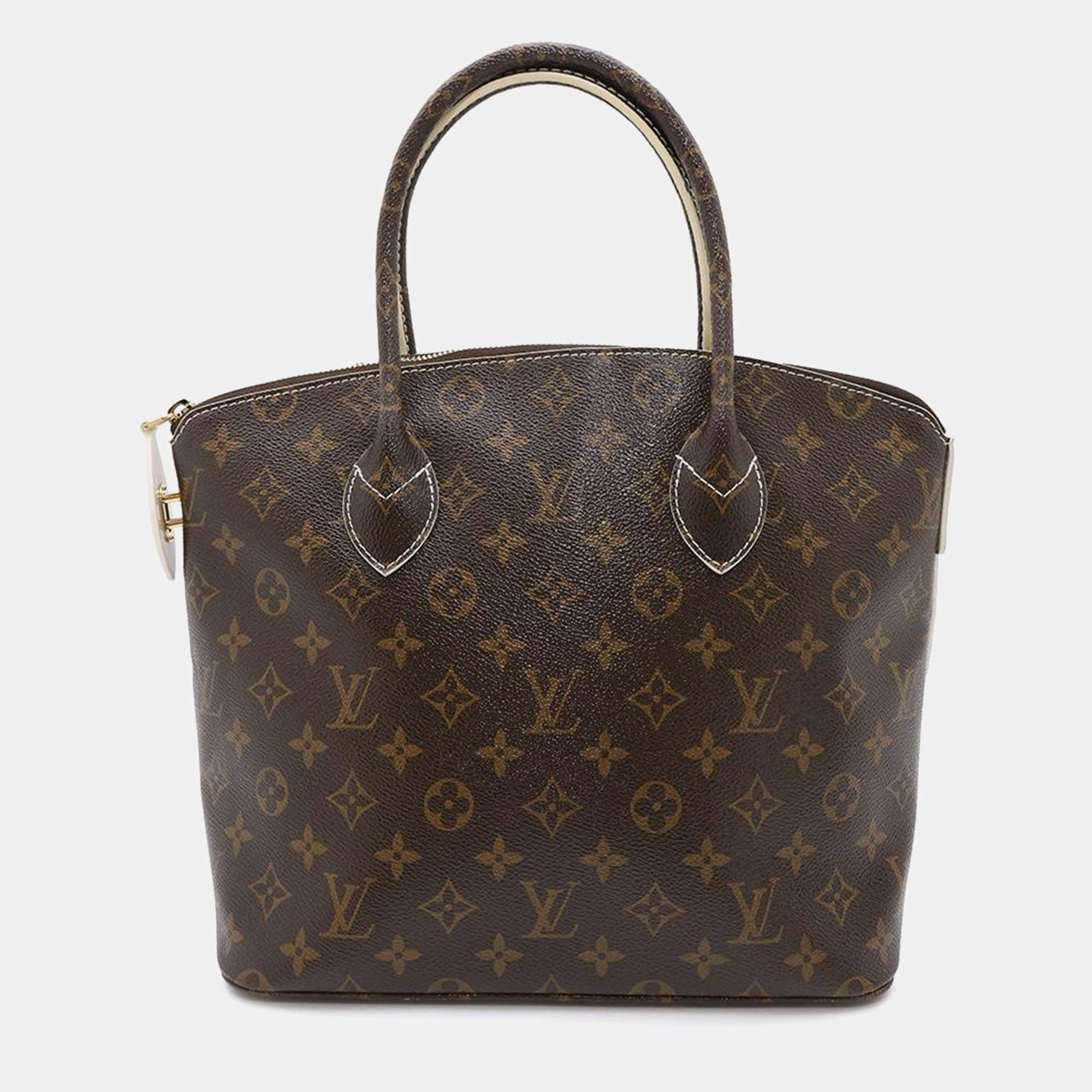 Louis Vuitton Lock It Brown Monogram Shiny