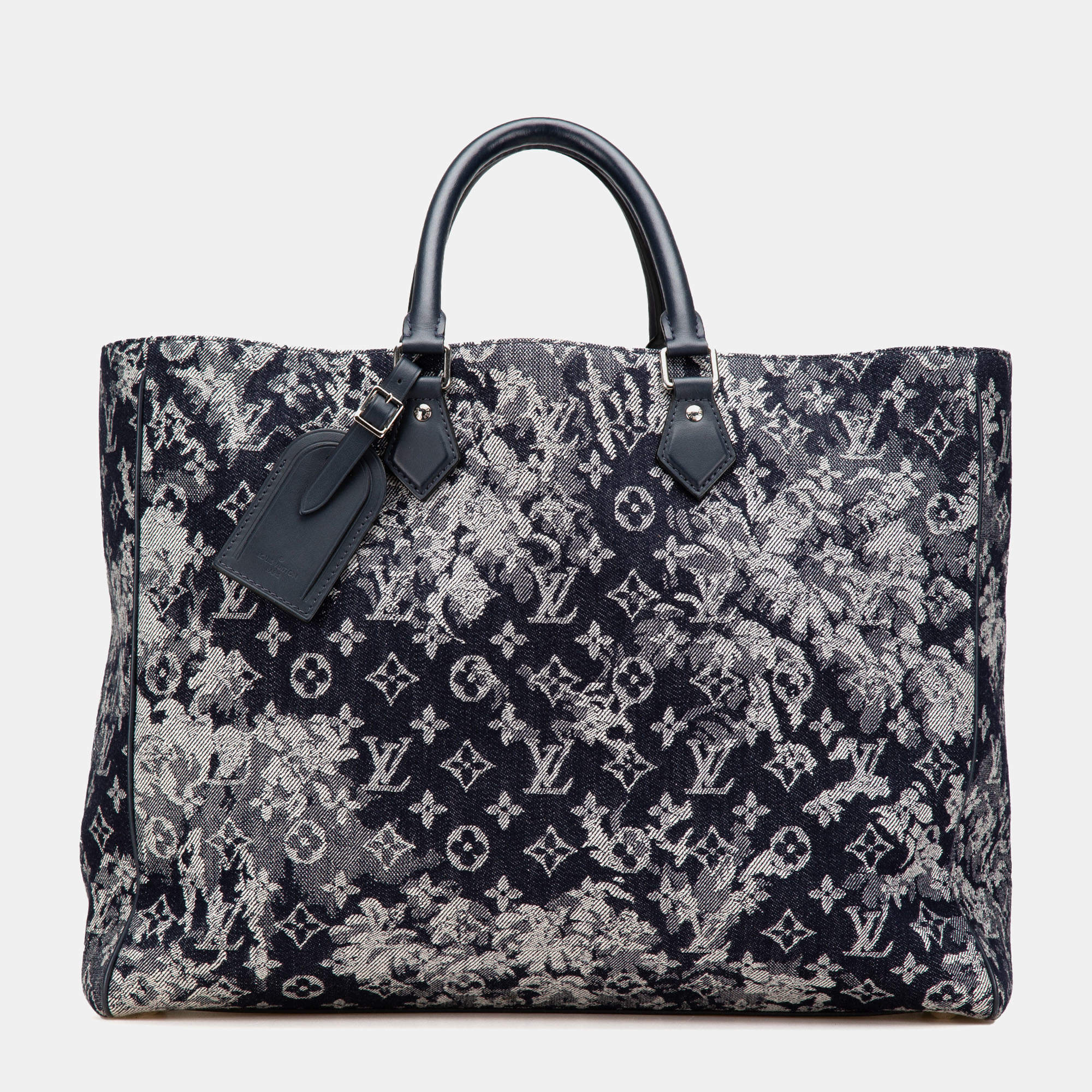 Louis Vuitton Blue Monogram Tapestry Grand Sac