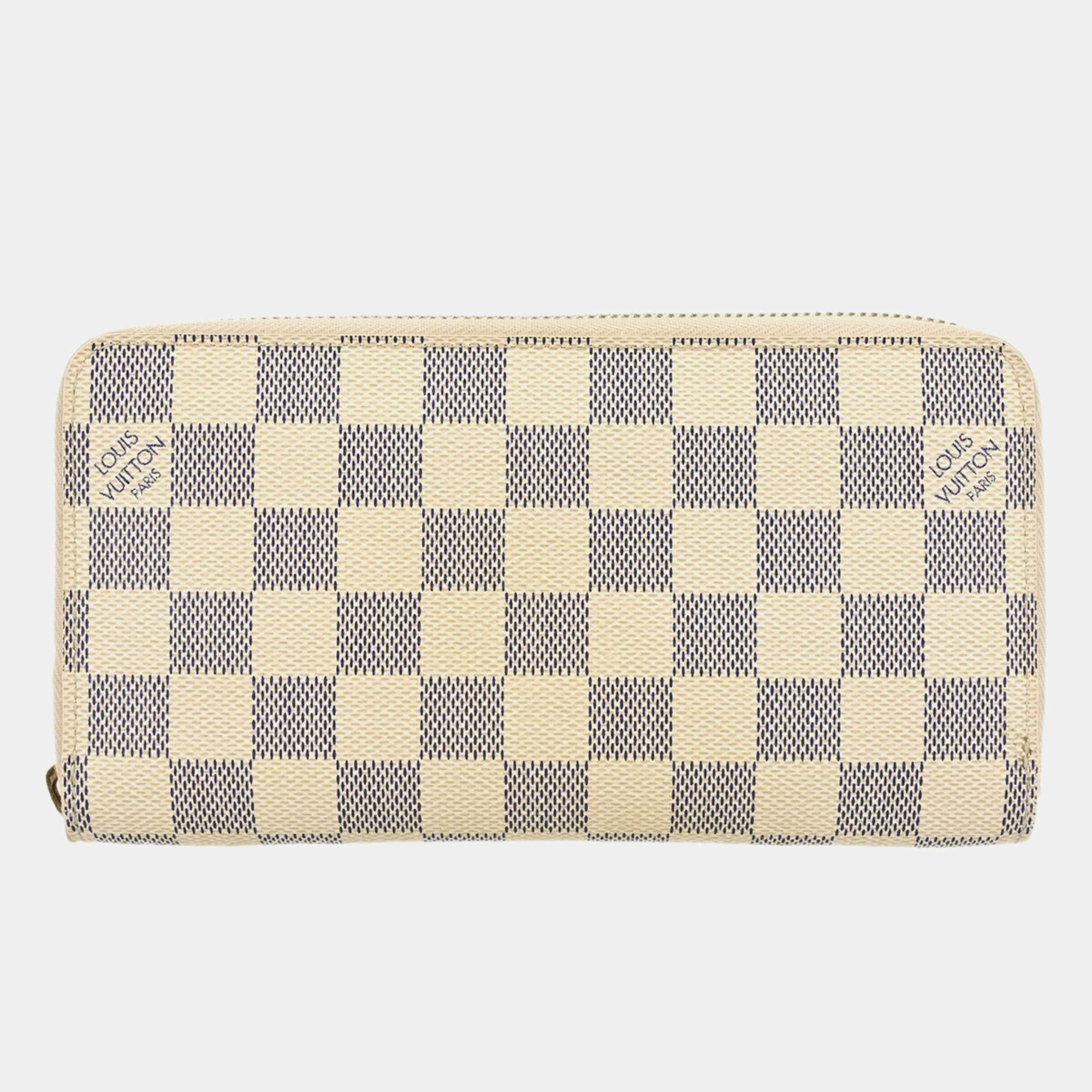 Louis Vuitton Damier Azur Canvas Zippy Wallet
