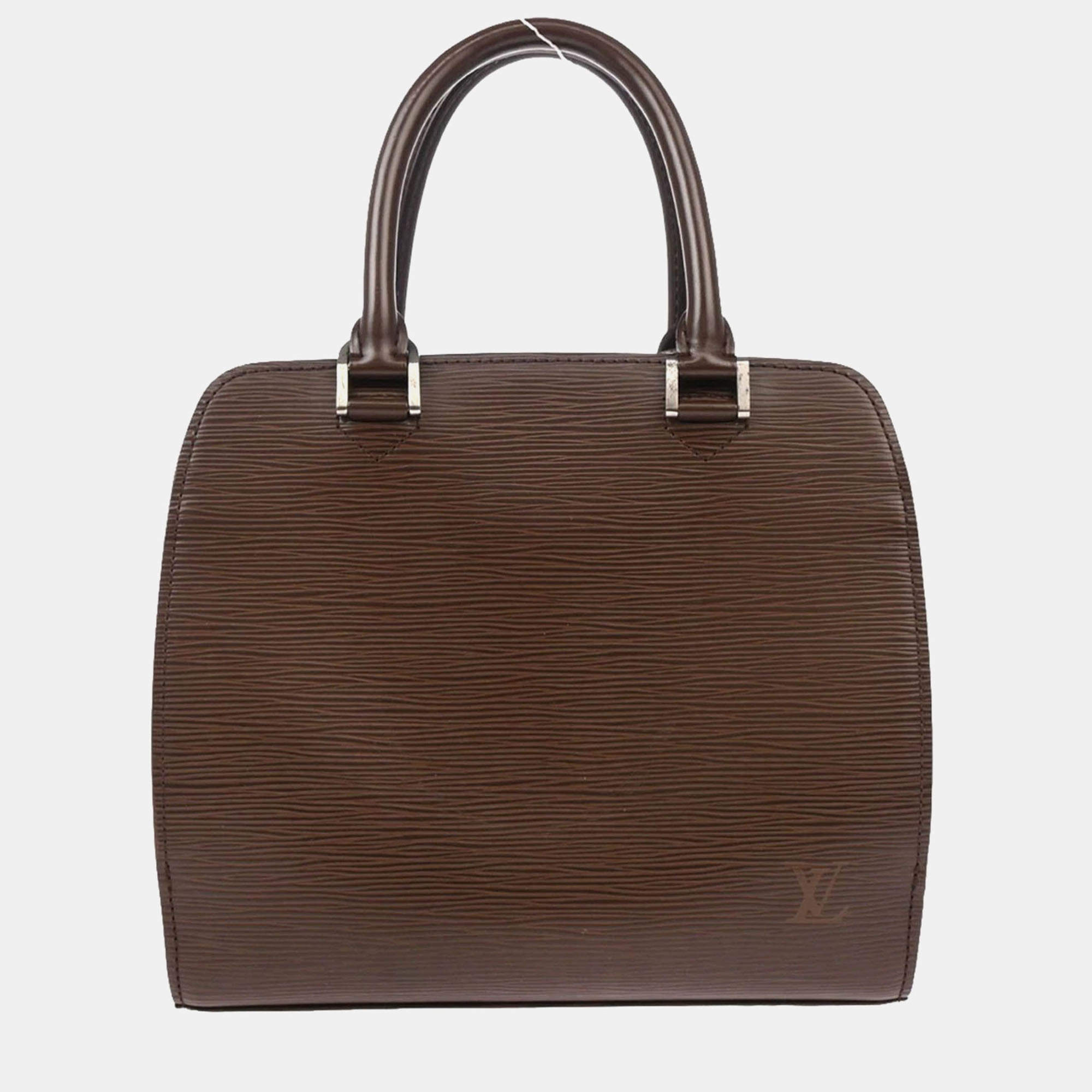 Pre Owned Louis Vuitton Brown Epi Leather Pont Neuf Handbag