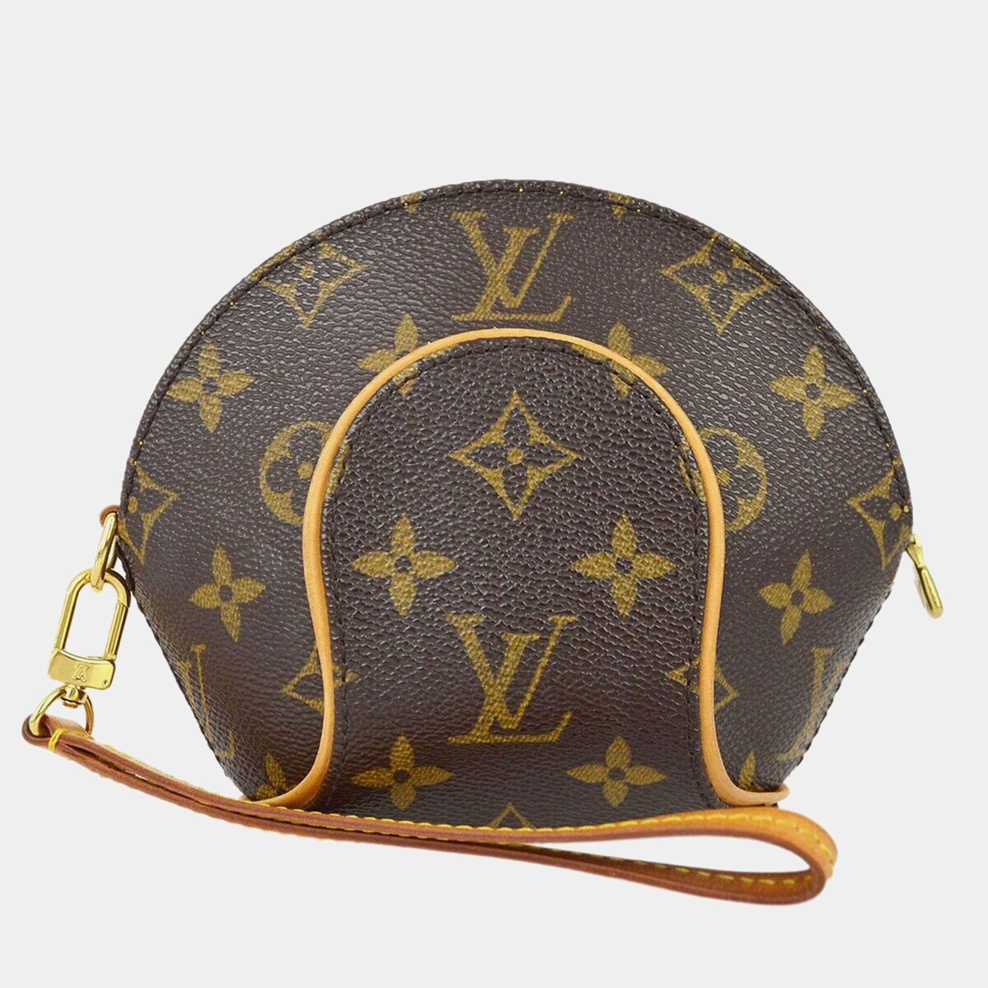 Louis Vuitton Monogram Canvas Mini Ellipse Pouch Bag