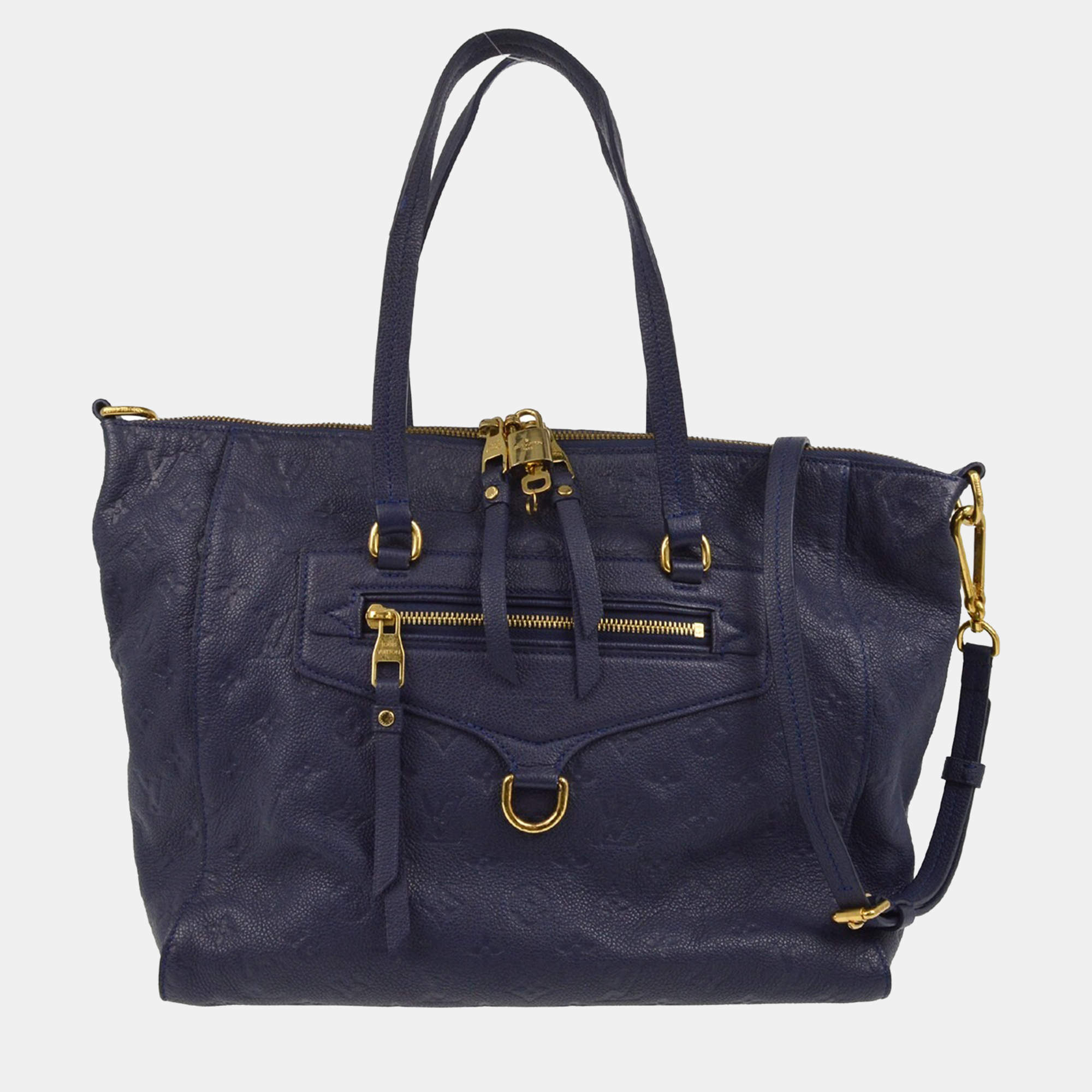 Louis Vuitton Navy Monogram Empreinte Lumineuse PM