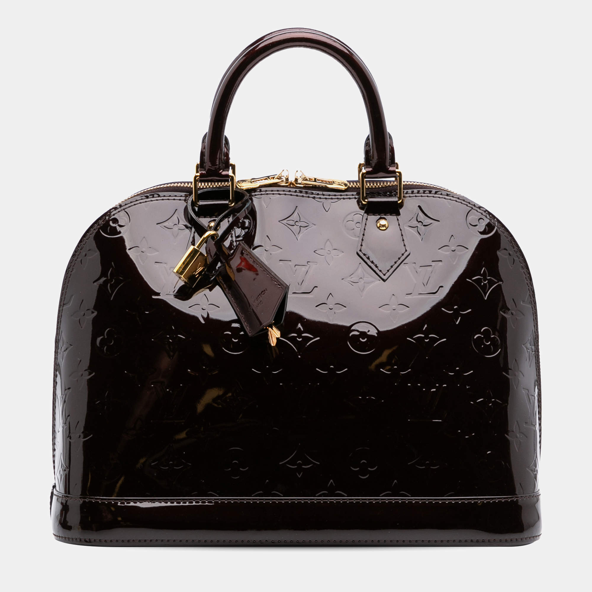 Louis Vuitton Purple Monogram Vernis Alma PM