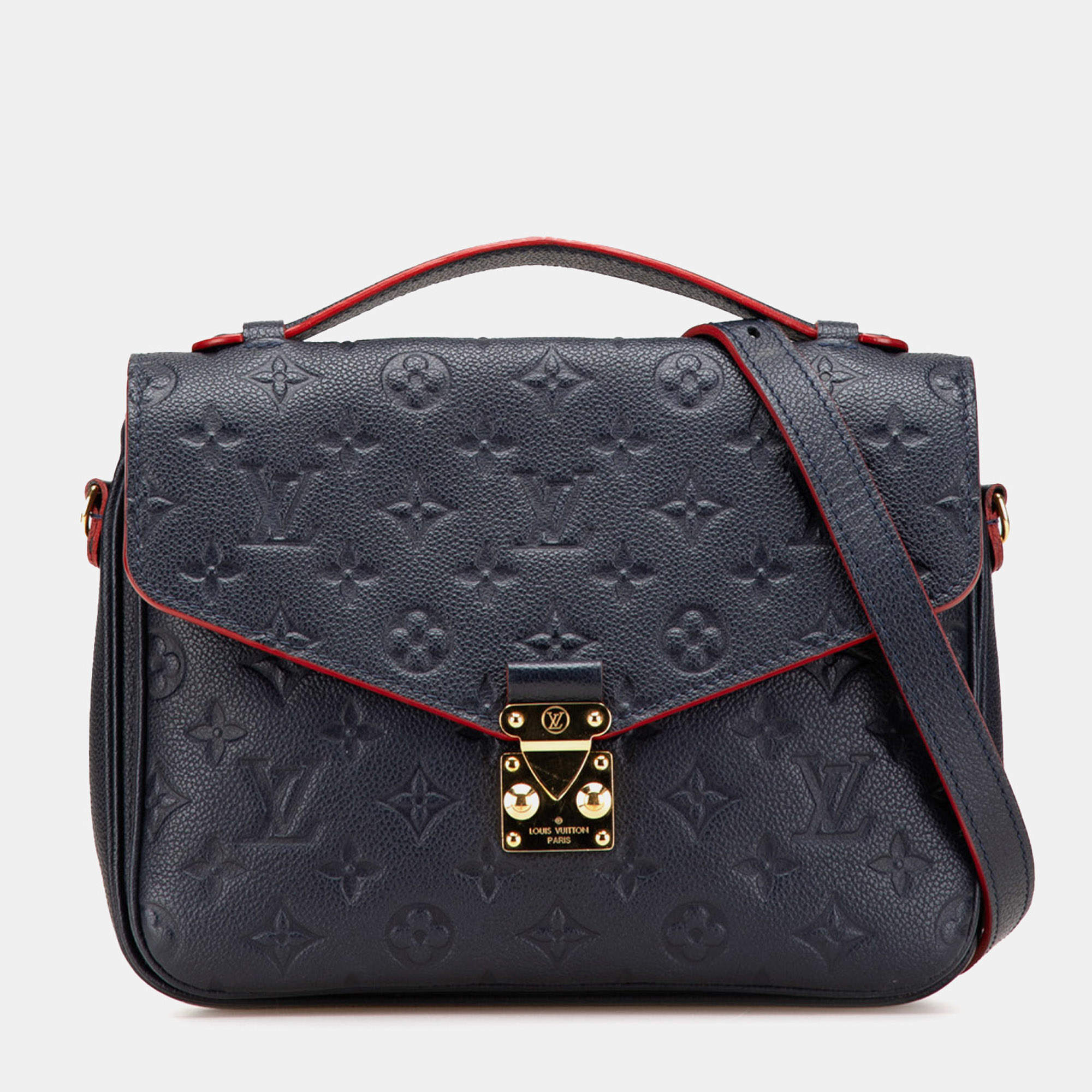 Louis Vuitton Blue Monogram Empreinte Pochette Metis