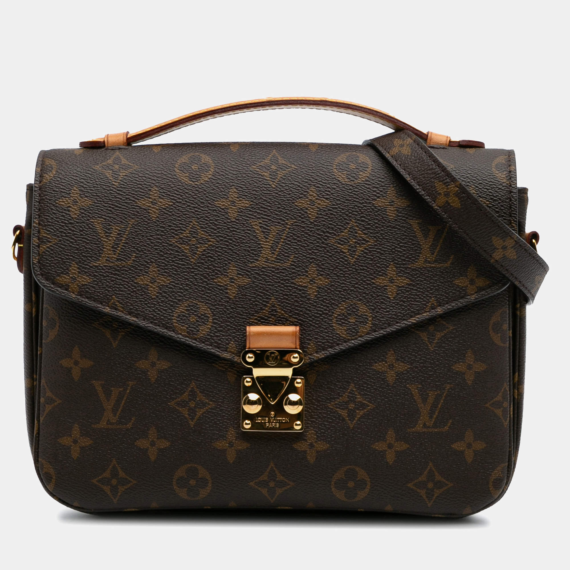 Louis Vuitton Brown Monogram Pochette Metis