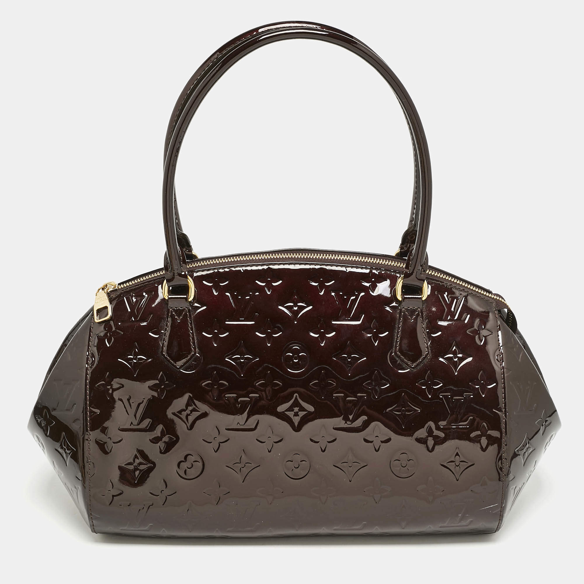 Louis Vuitton Amarante Monogram Vernis Sherwood GM Bag