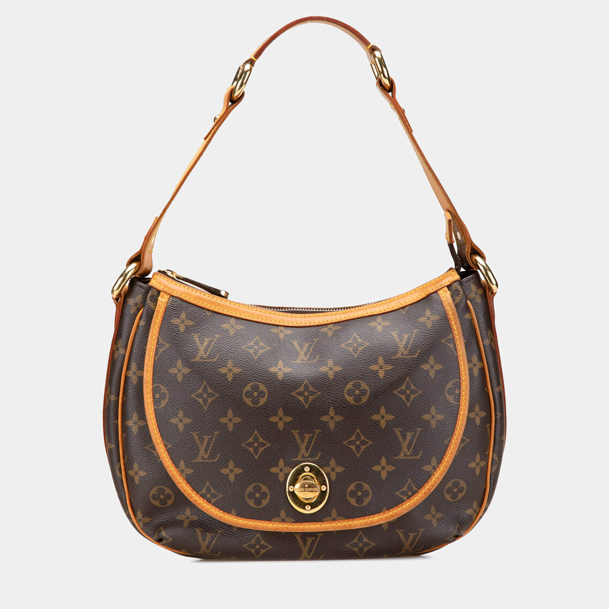Pre Owned Louis Vuitton Brown Monogram Tulum PM