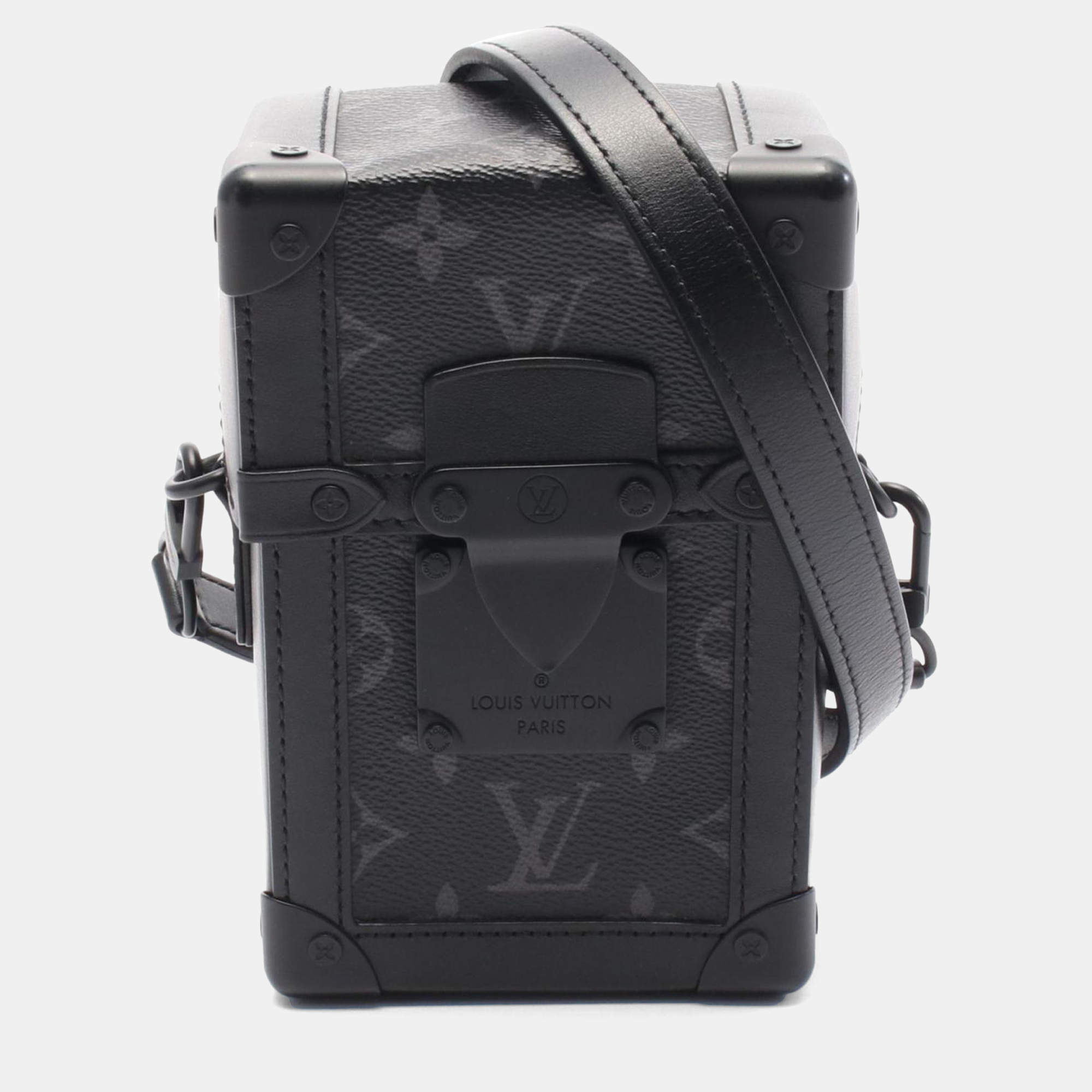 Louis Vuitton Black Monogram Eclipse Vertical Trunk Wearable Wallet 