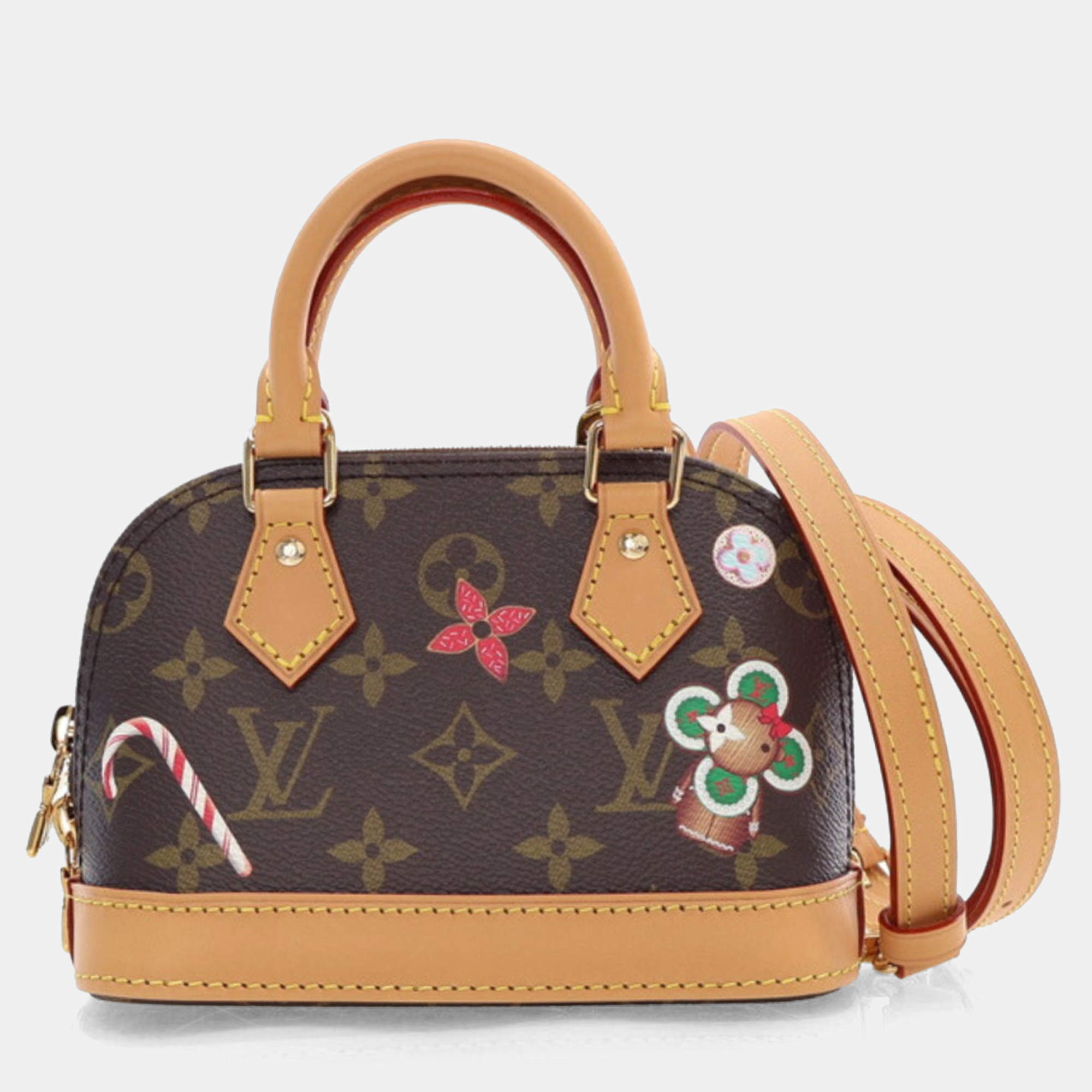 Louis Vuitton Brown Monogram Candy Factory Nano Alma