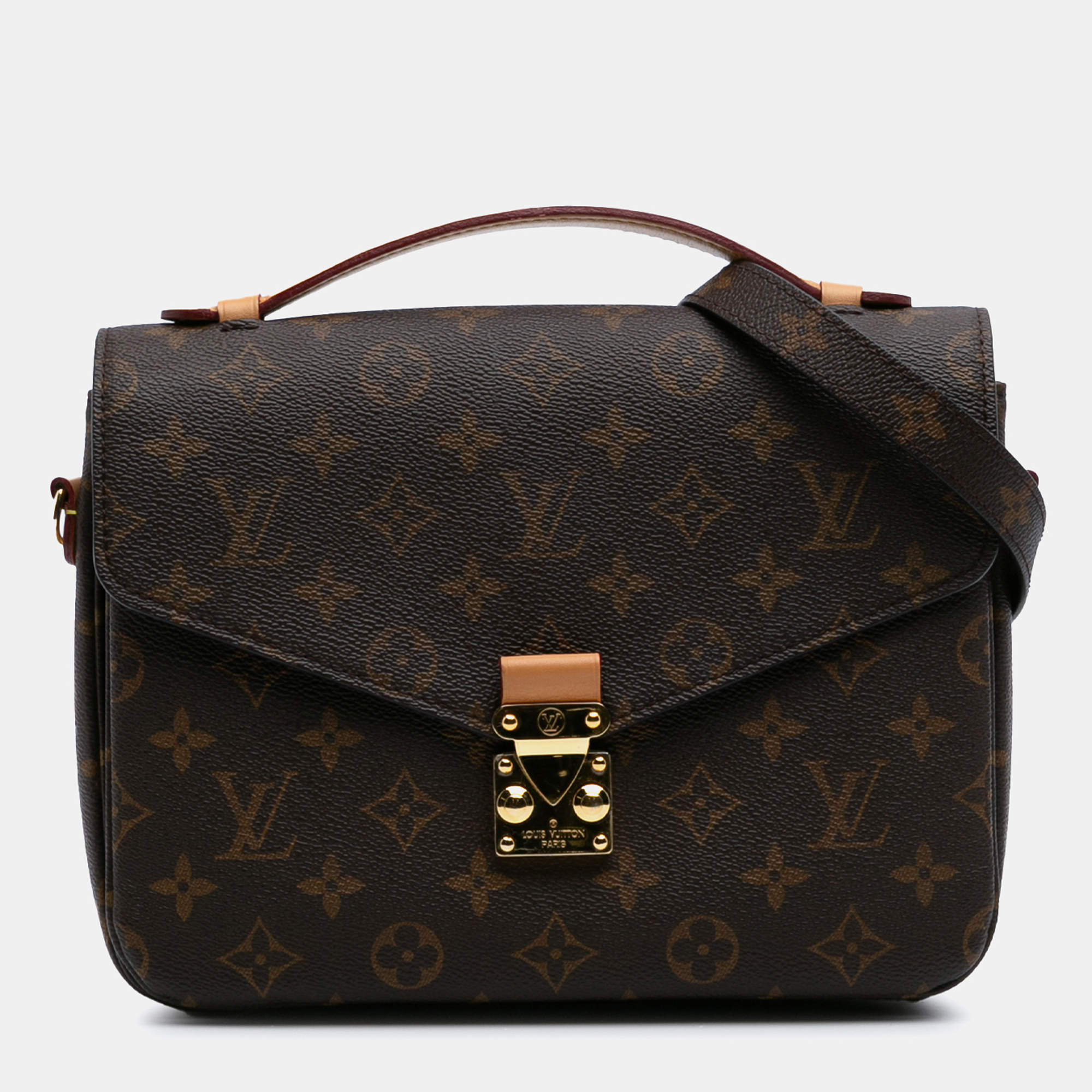 Louis Vuitton Brown Monogram Pochette Metis