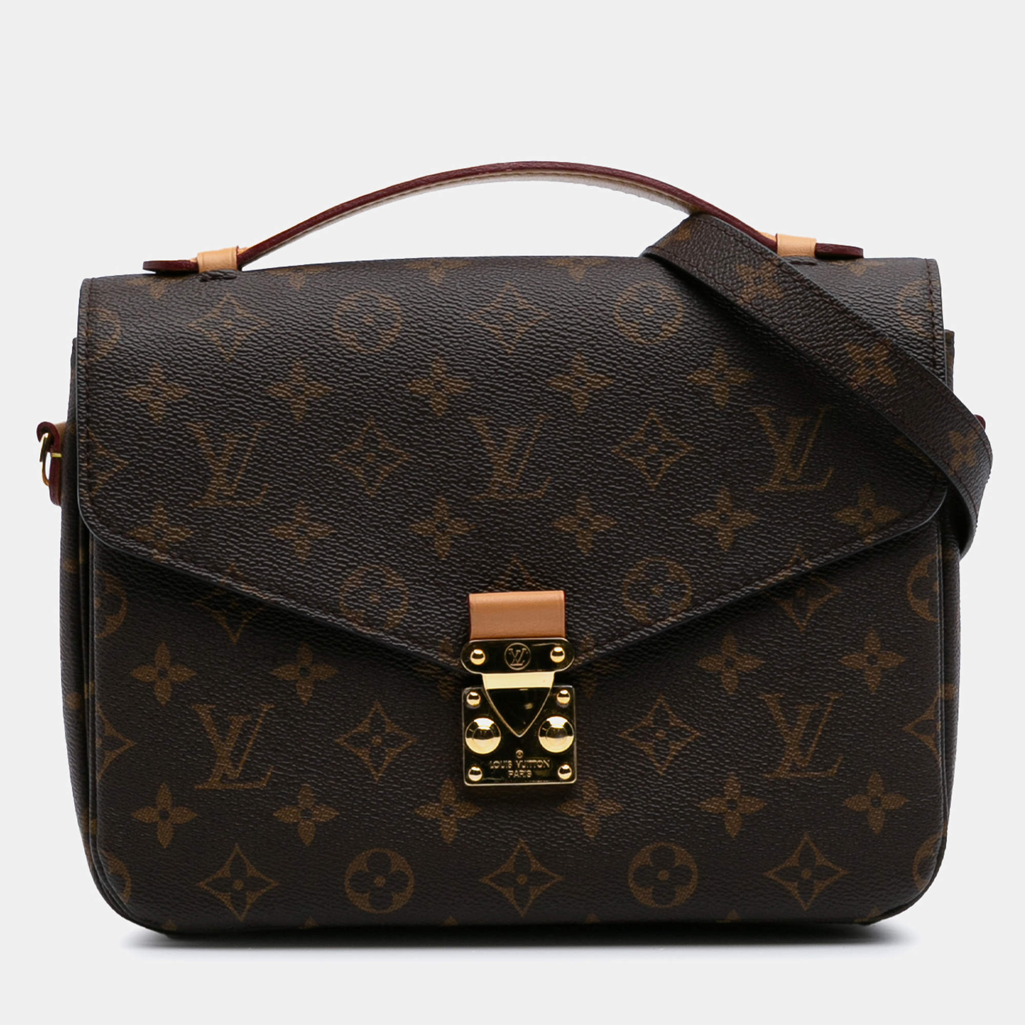 Louis Vuitton Brown Monogram Pochette Metis