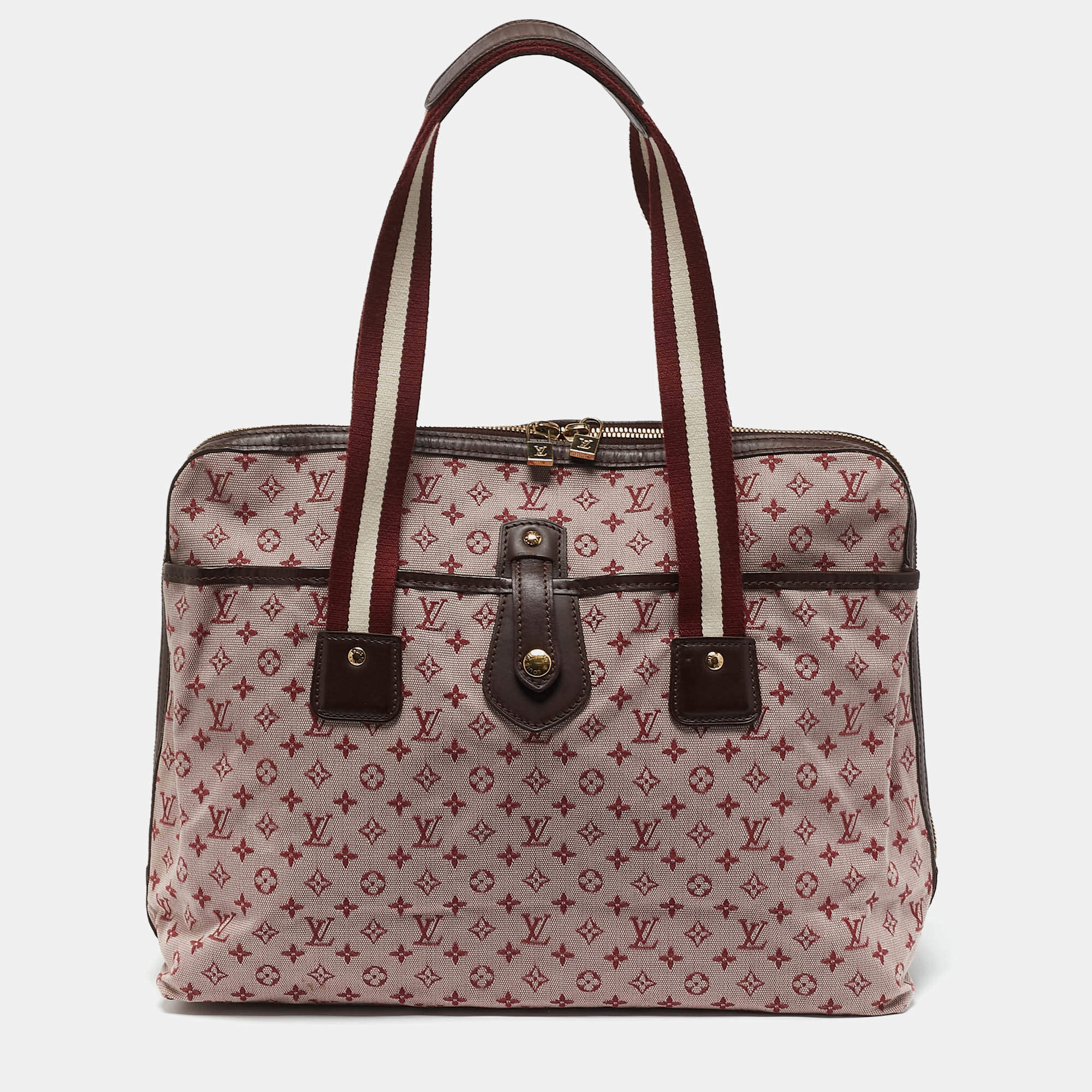 Louis Vuitton Cherry Monogram Mini Lin Canvas Sac Mary Kate Bag