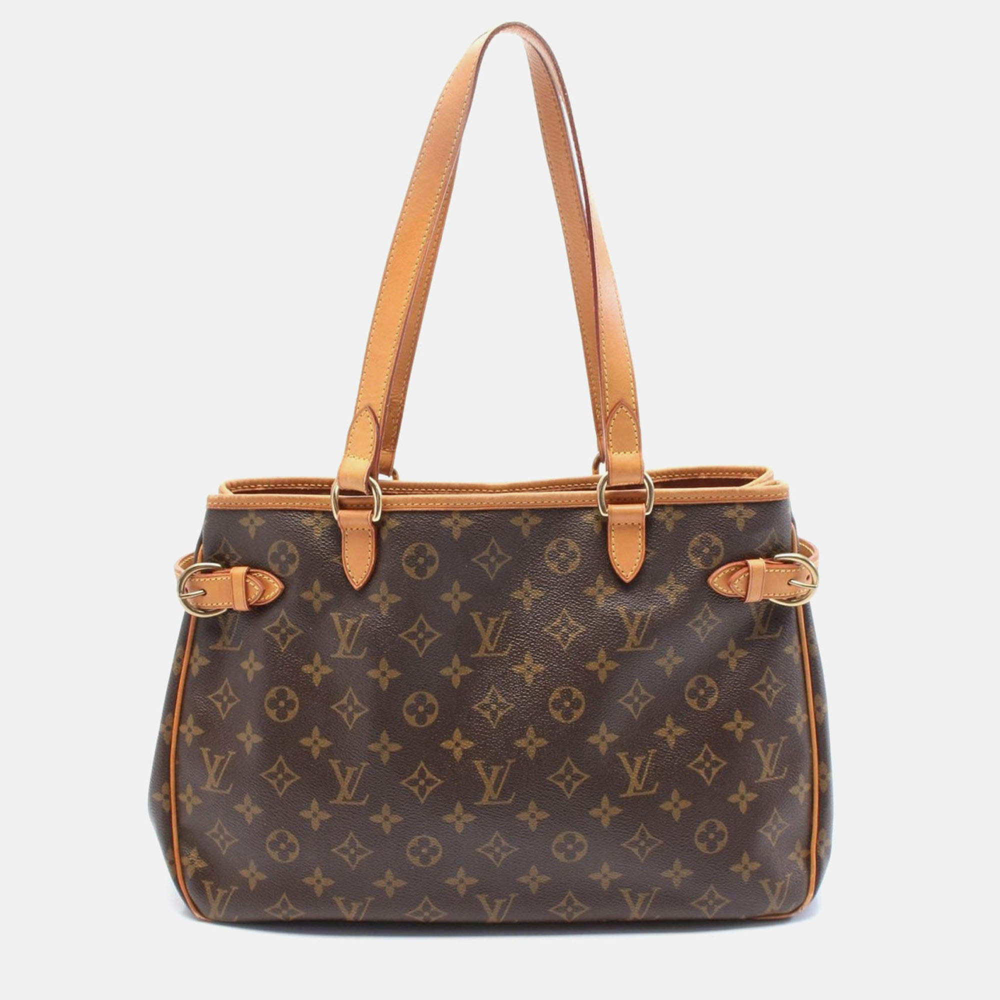 Pre Owned حقيبة لوي فيتون باتينيولس أفقية مونوجرام جلد بني للكتف