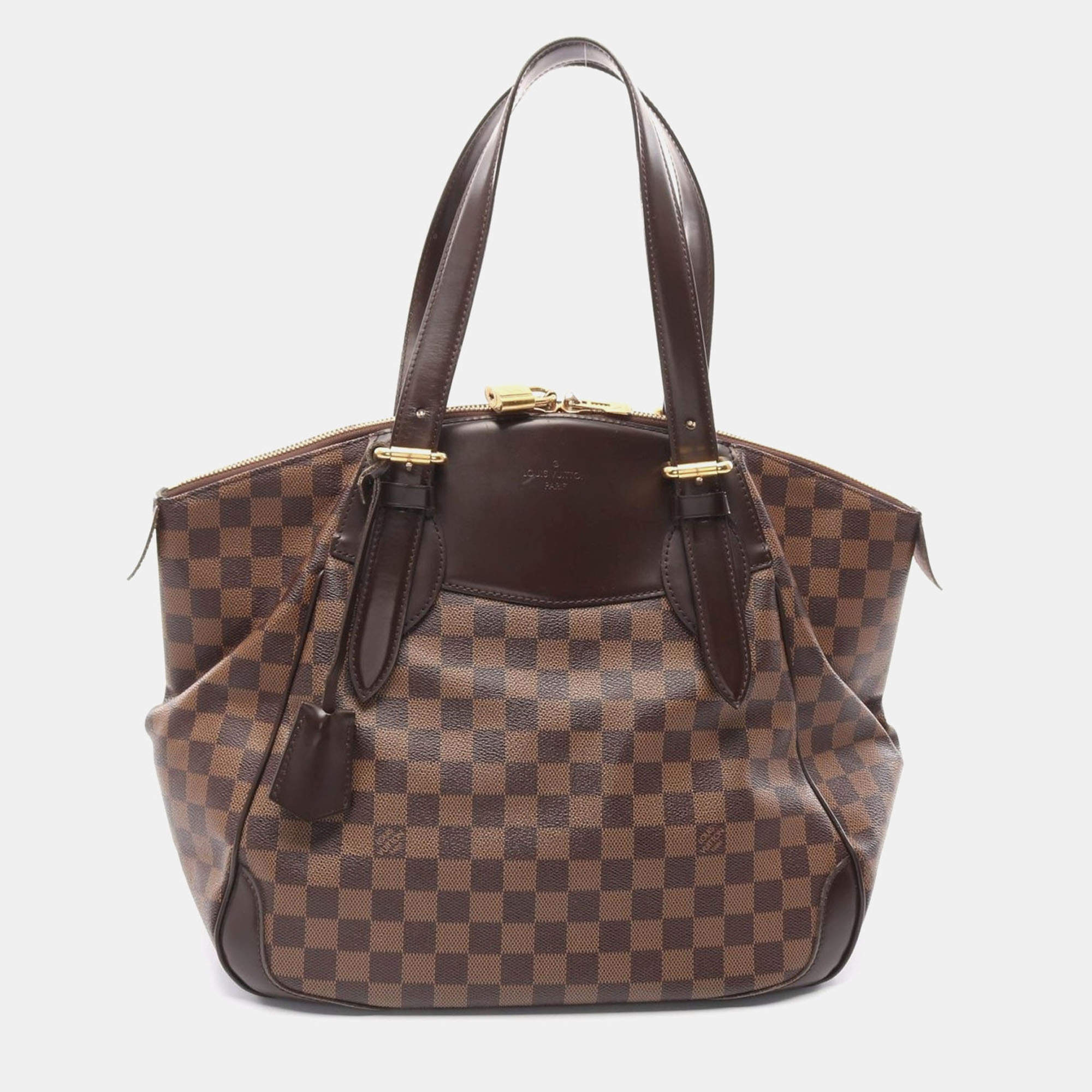 Pre Owned Louis Vuitton Brown Damier Ebene Canvas Verona GM Shoulder Bag