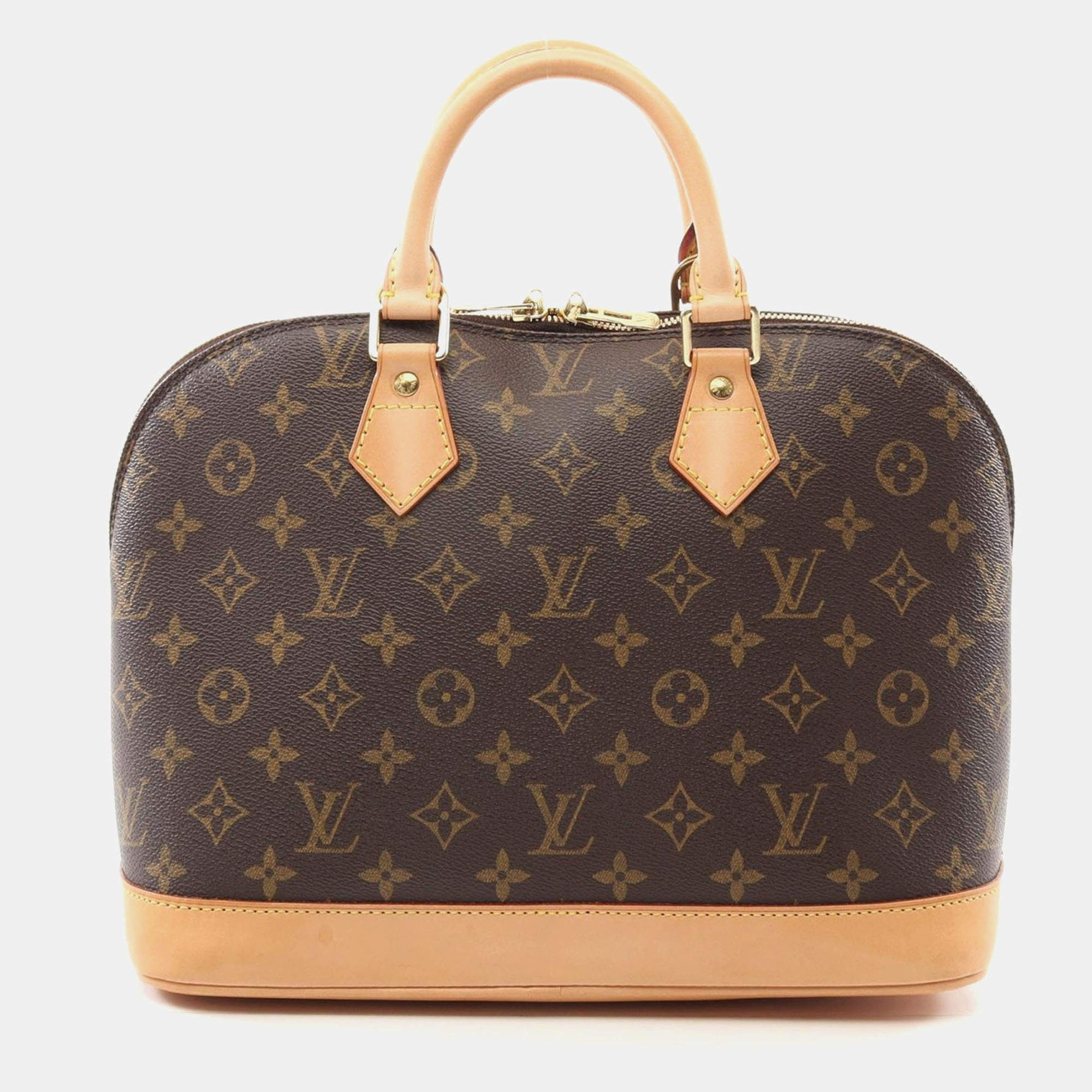 Louis Vuitton Alma PM Hand Bag  Monogram Leather Brown