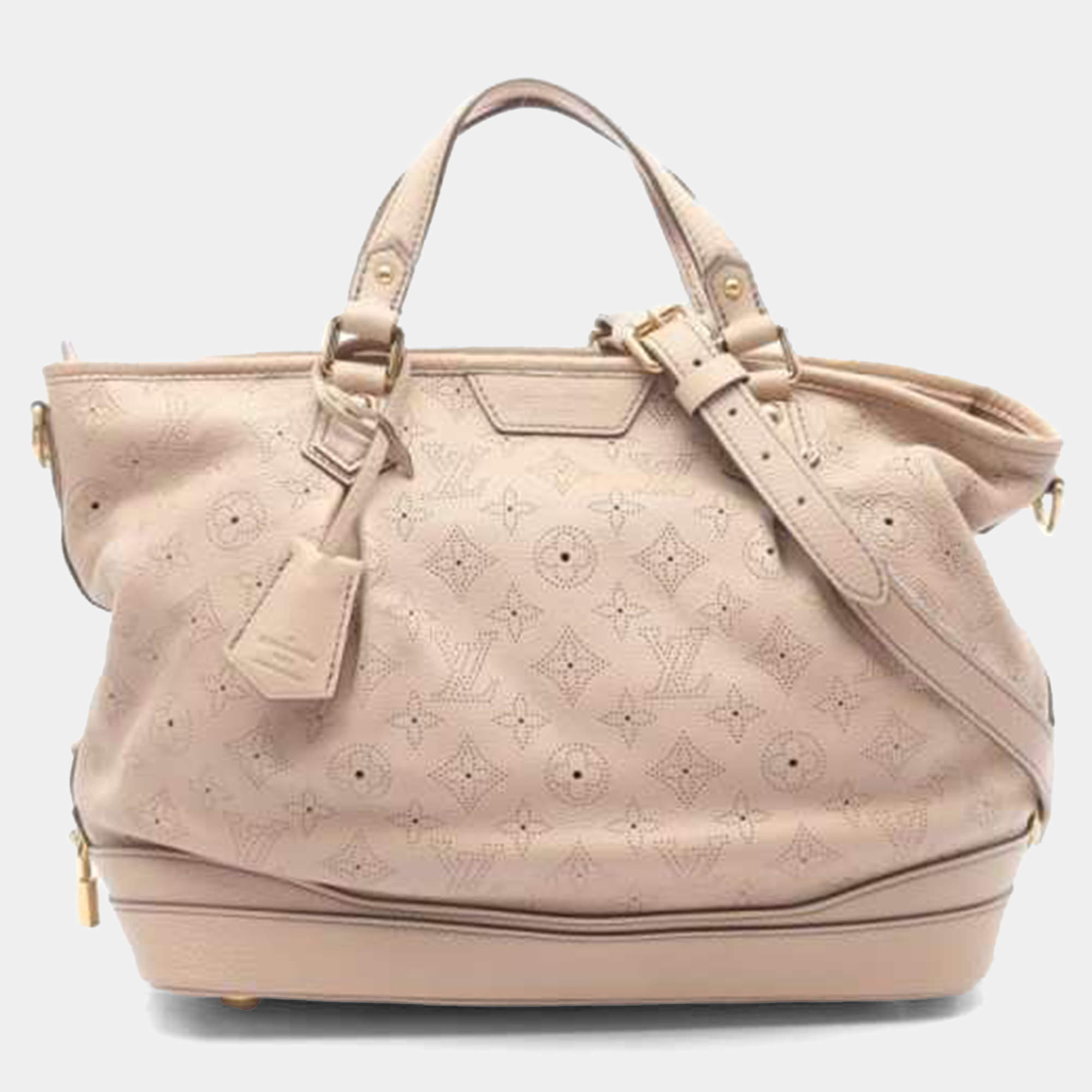 Louis Vuitton Stella PM Sable Mahina Leather Bag