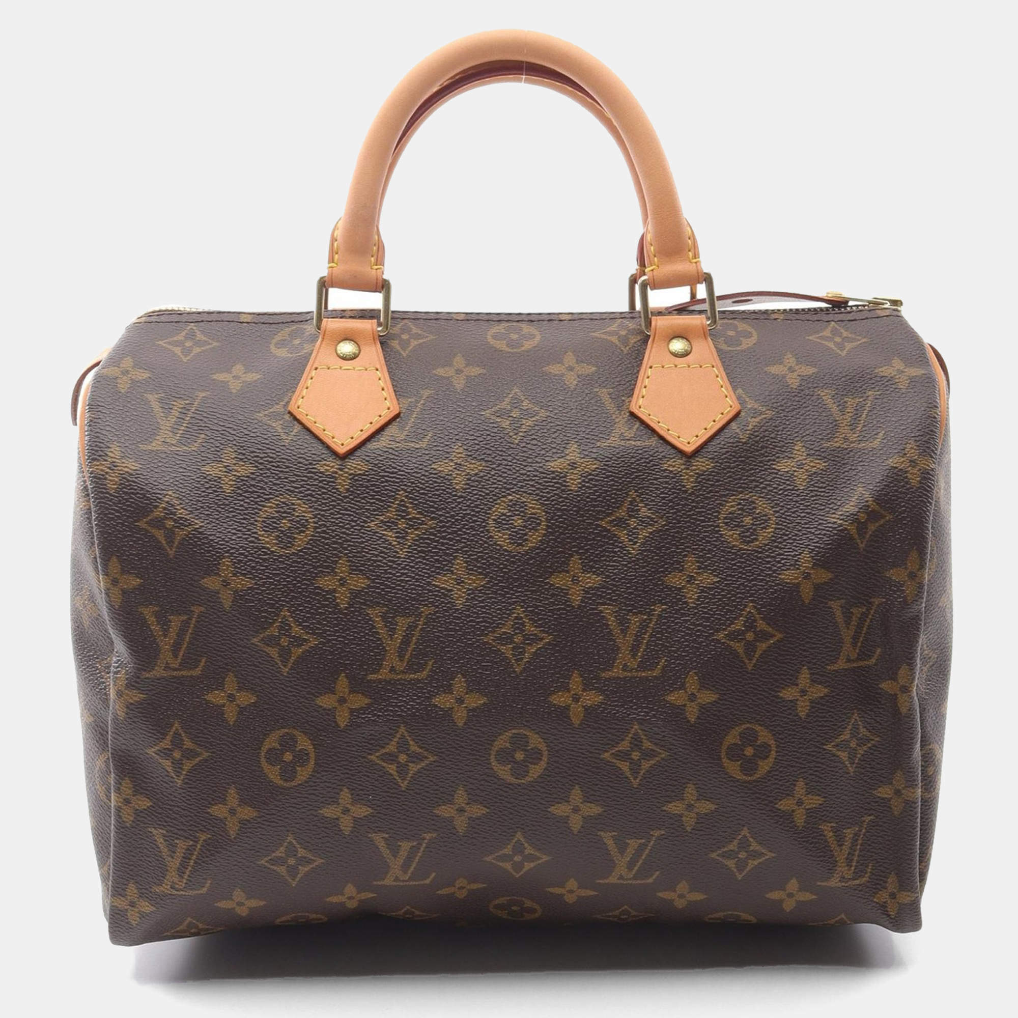 Louis Vuitton Speedy 30 Brown Monogram Leather Handbag