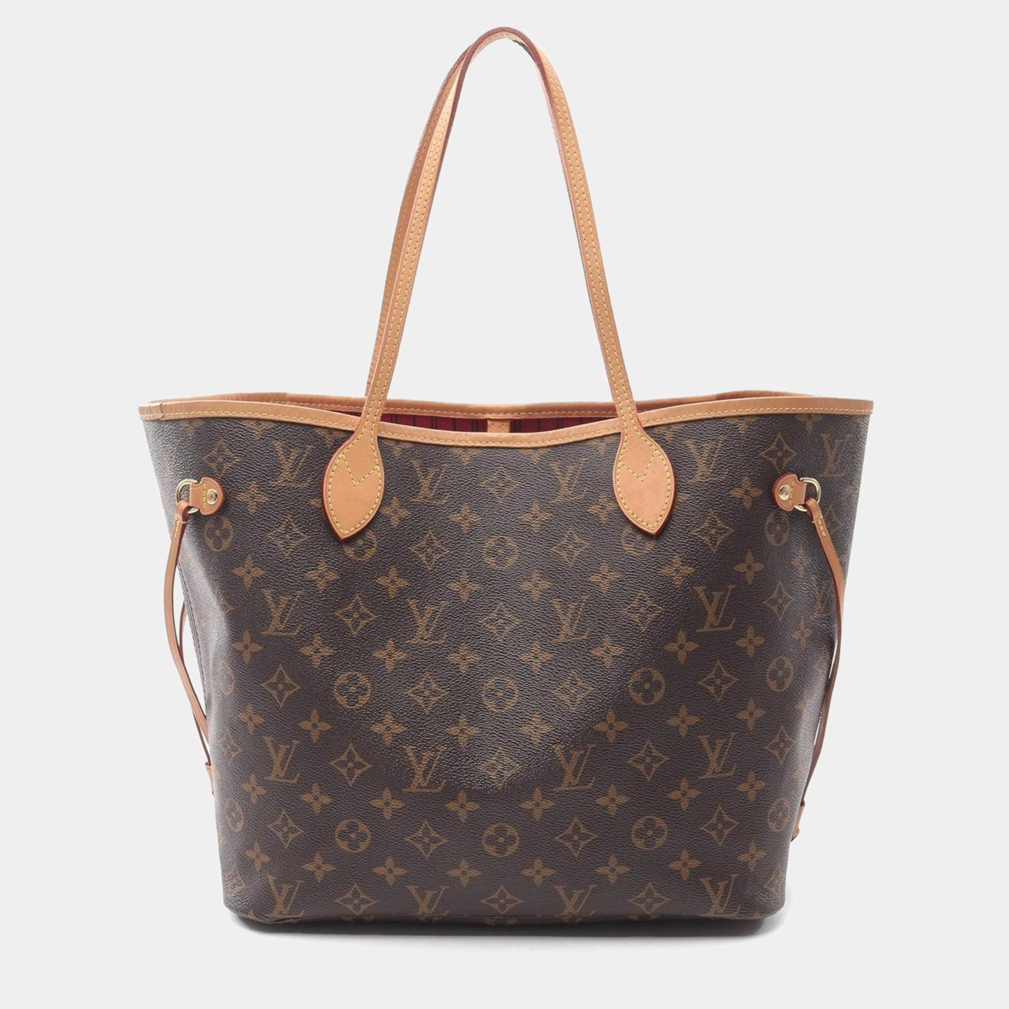 Pre Owned Louis Vuitton Neverfull MM Brown Monogram Canvas Tote Bag