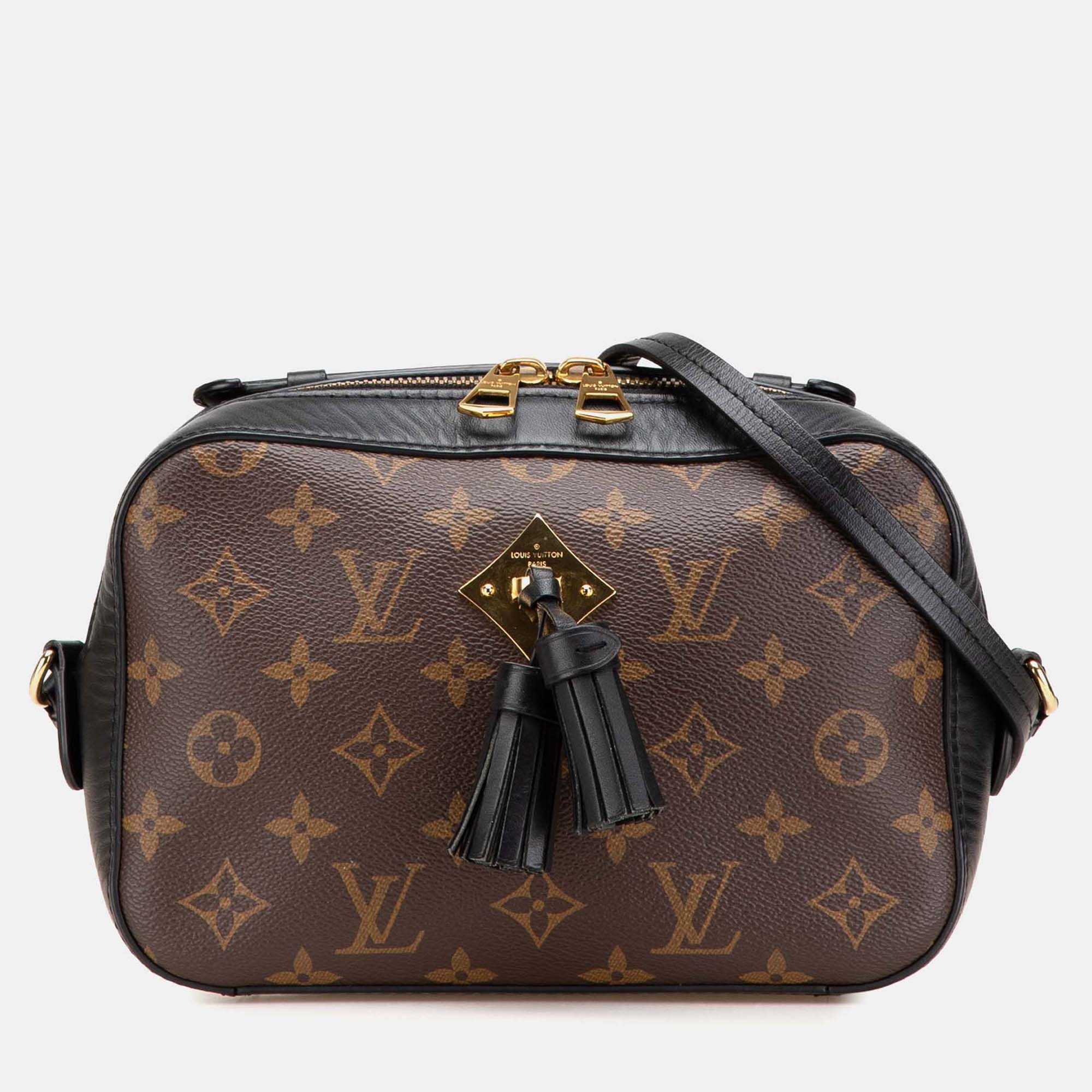 Louis Vuitton Brown Monogram Saintonge