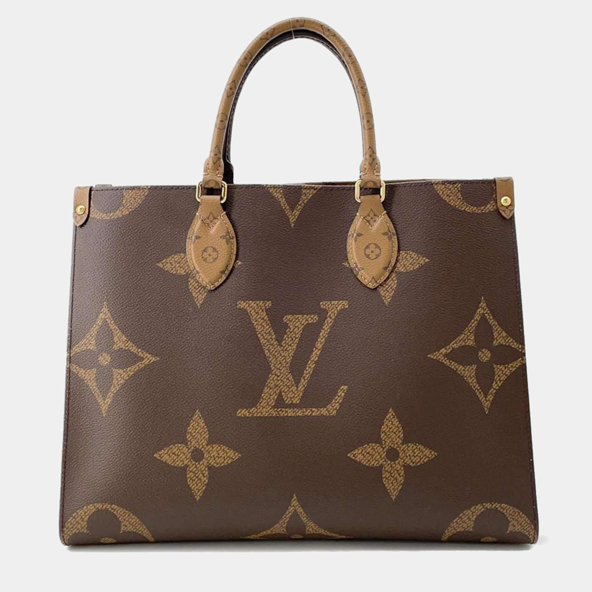 Louis Vuitton Brown Monogram Monogram Reverse Canvas Monogram Giant MM Onthego Bag