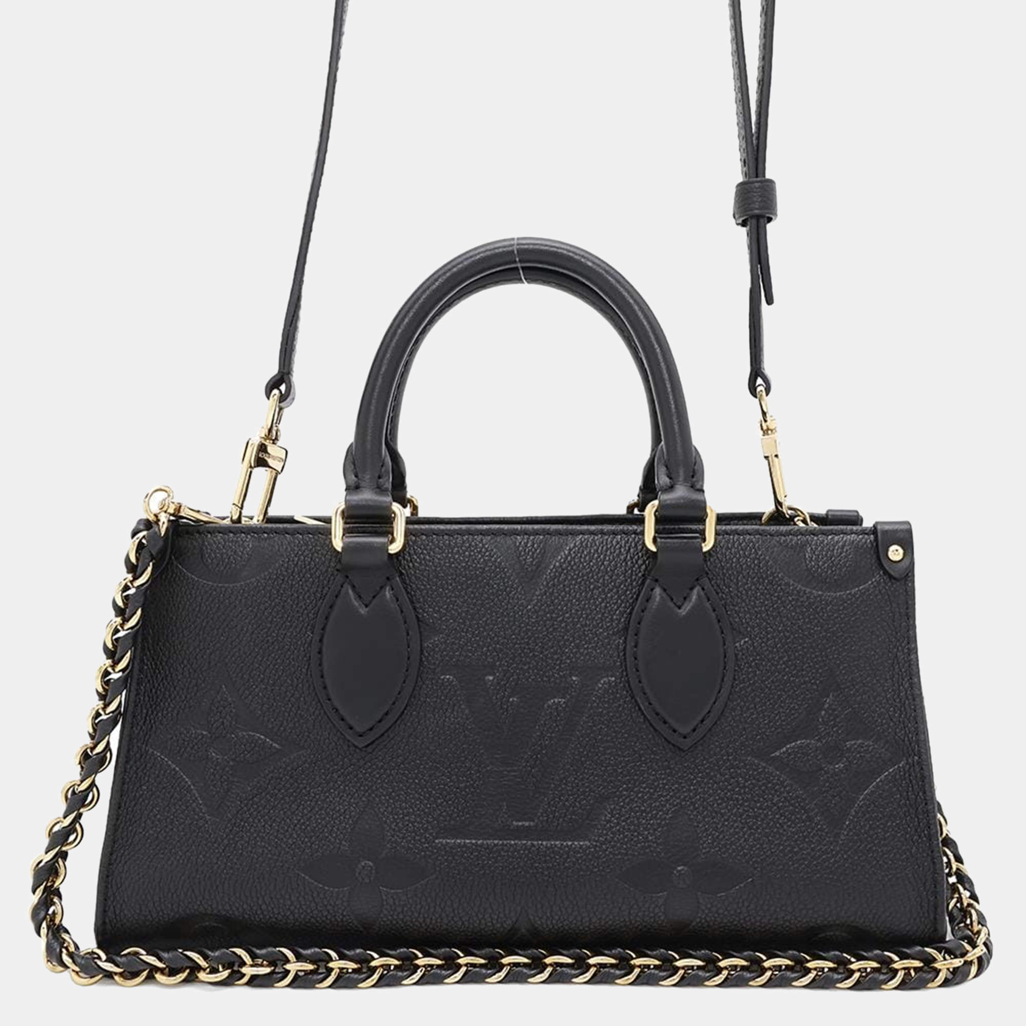 Louis Vuitton Onthego Ew Black Monogram Empreinte Leather