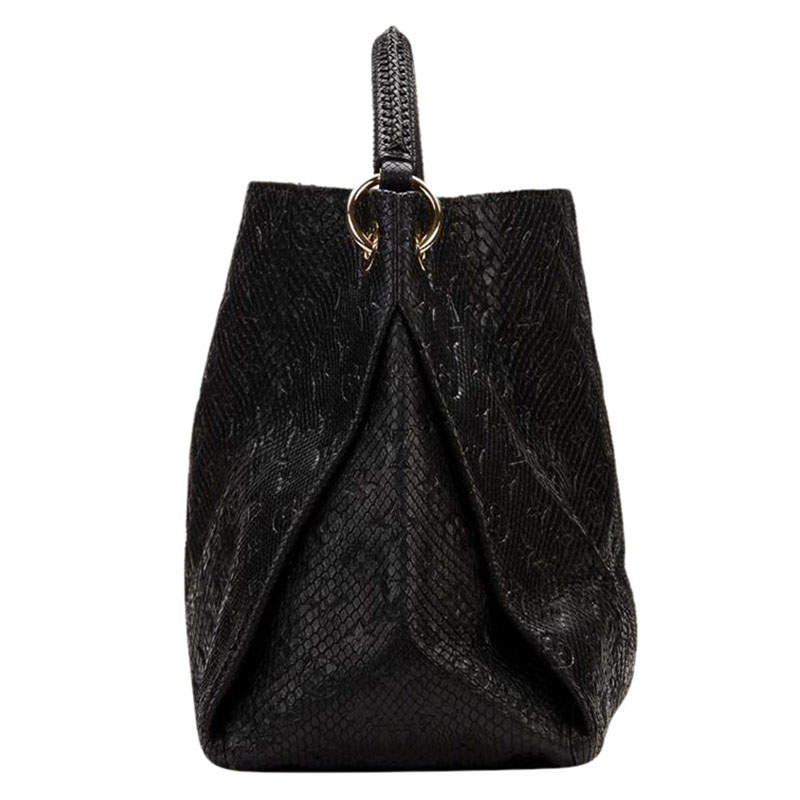 Louis Vuitton Limited Edition Artsy MM Noir Python Bag - ShopperBoard