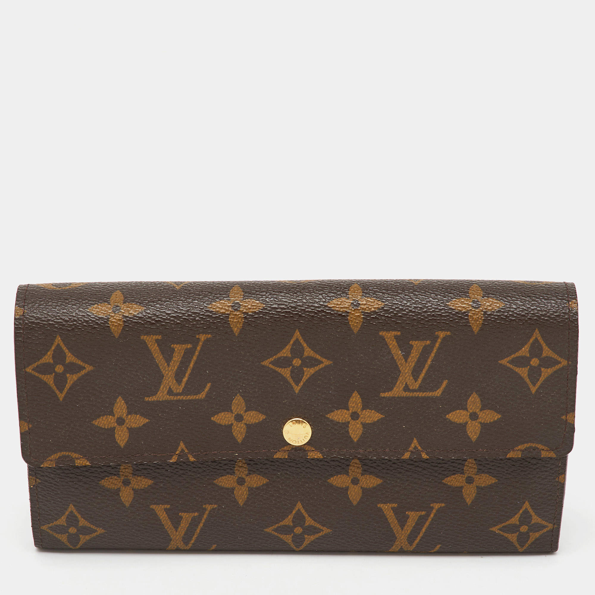 Louis Vuitton Monogram Canvas Sarah Long Wallet