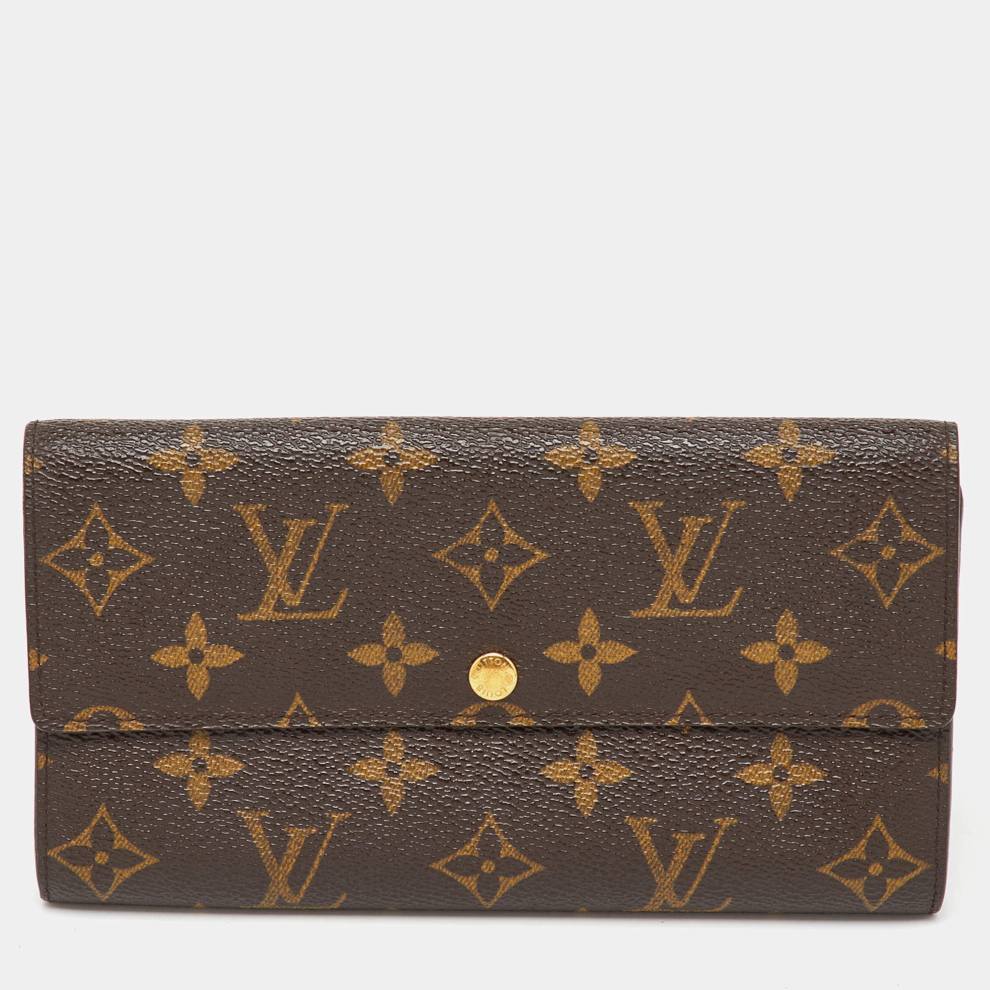 Louis Vuitton Monogram Canvas Sarah Long Wallet