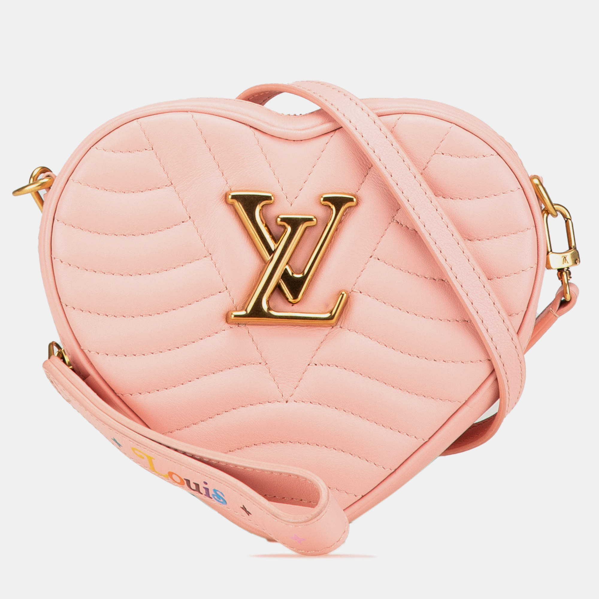 Louis Vuitton Pink New Wave Heart Crossbody