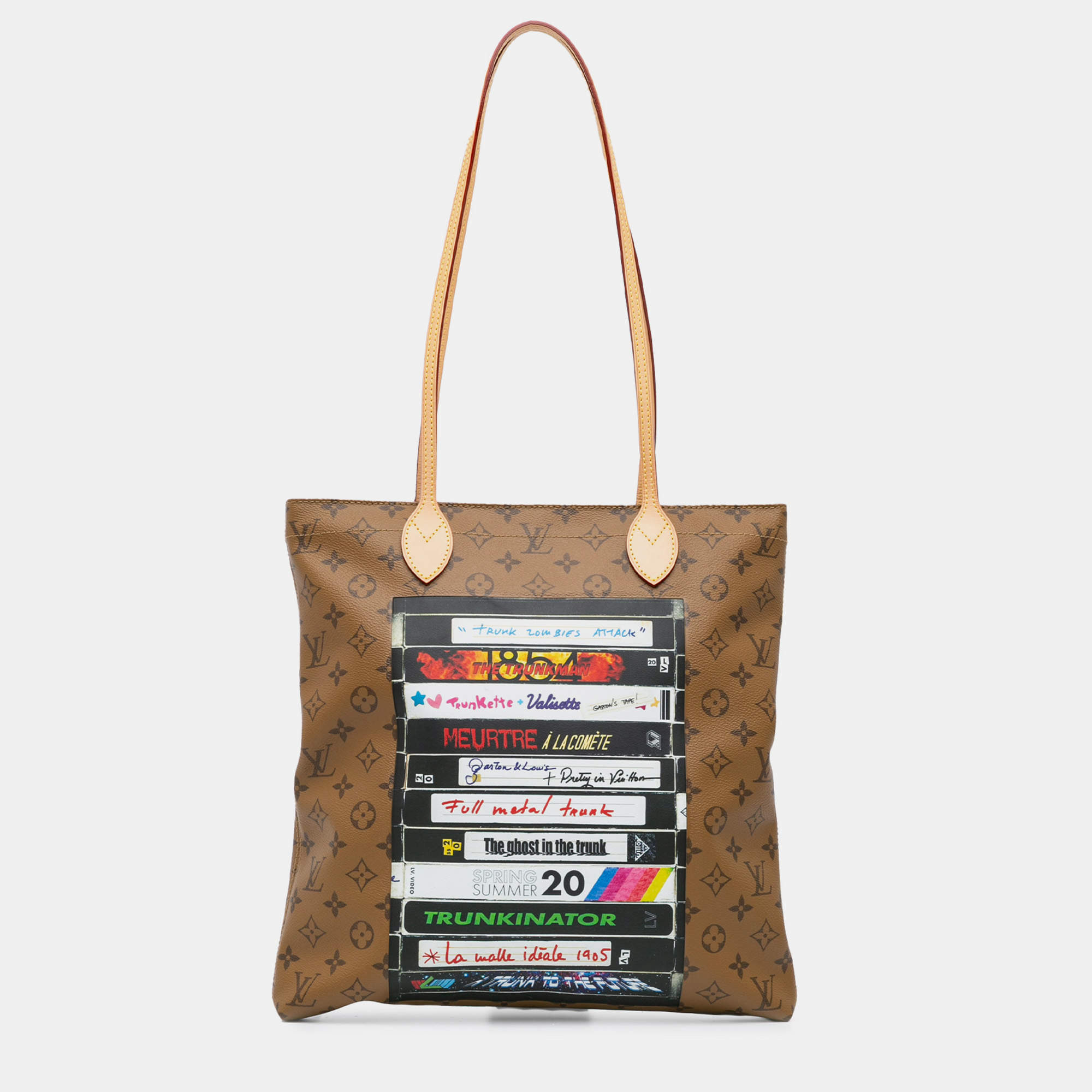 Louis Vuitton Brown Monogram Reverse VHS Tape Carry It