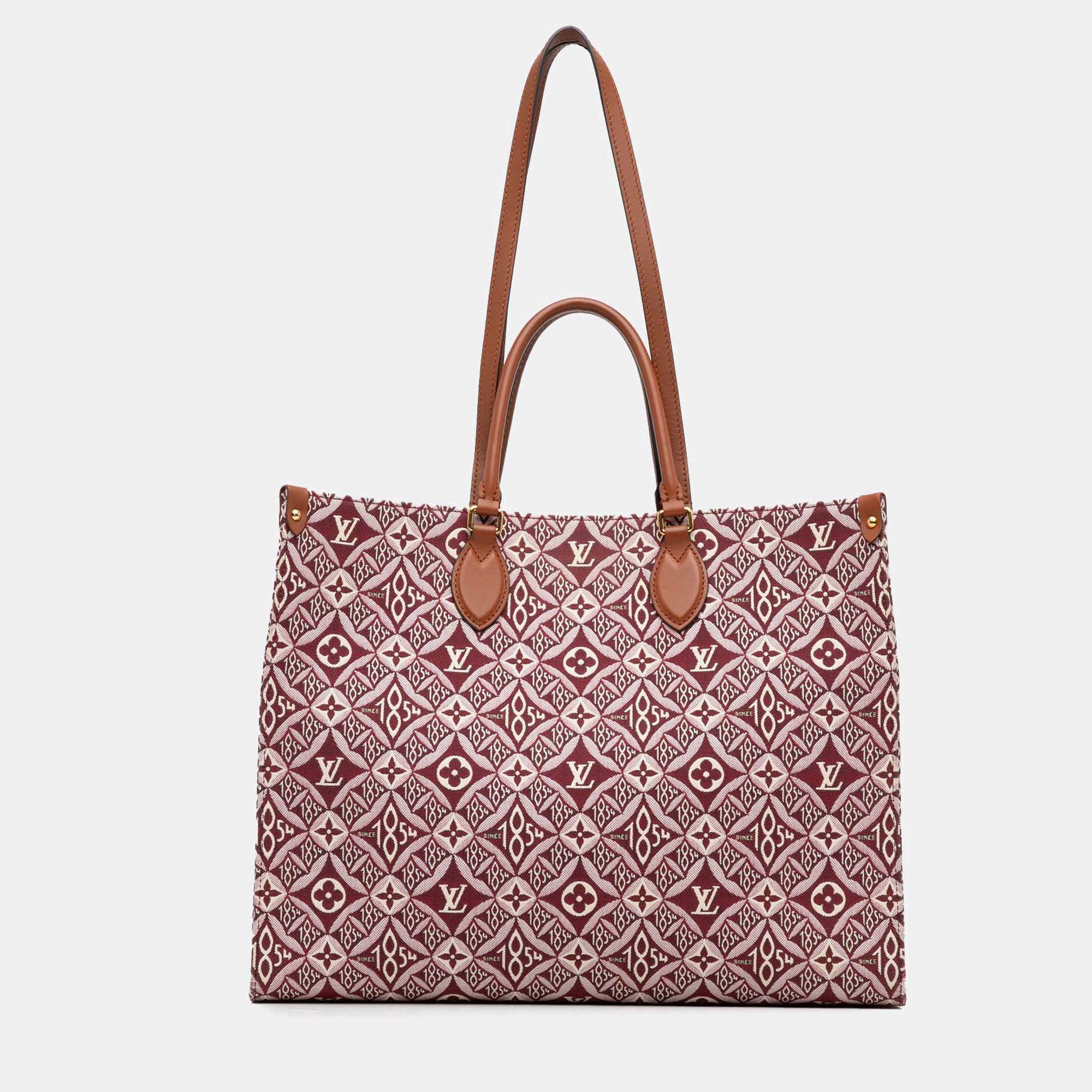 Louis Vuitton Red Monogram Since 1854 Onthego GM