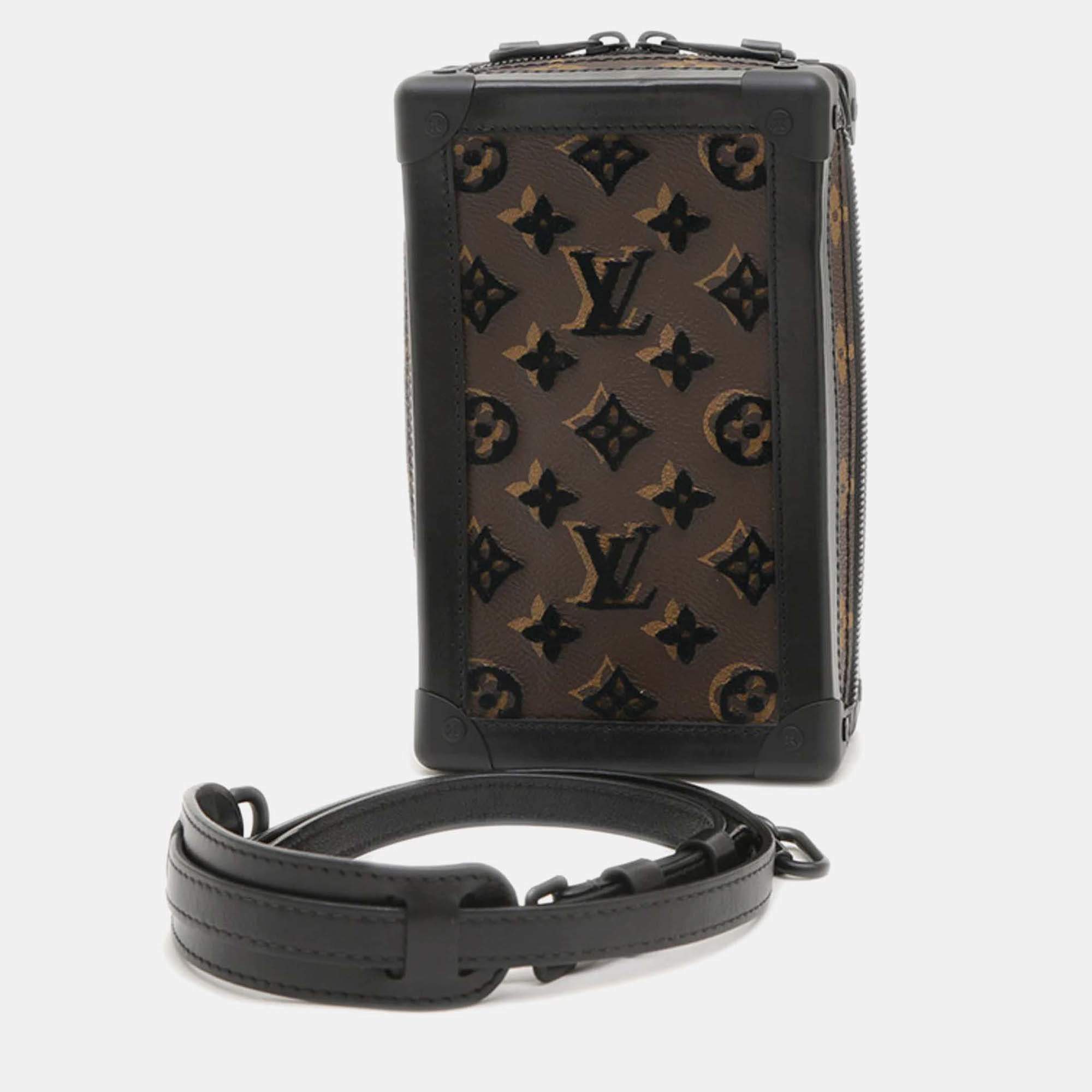 Louis Vuitton Soft Trunk Vertical Monogram Canvas Shoulder Bag