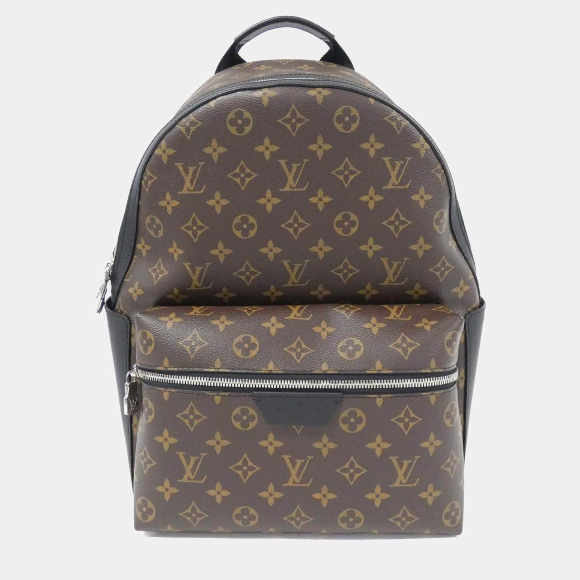 Louis Vuitton Discovery Monogram Macassar Canvas Backpack
