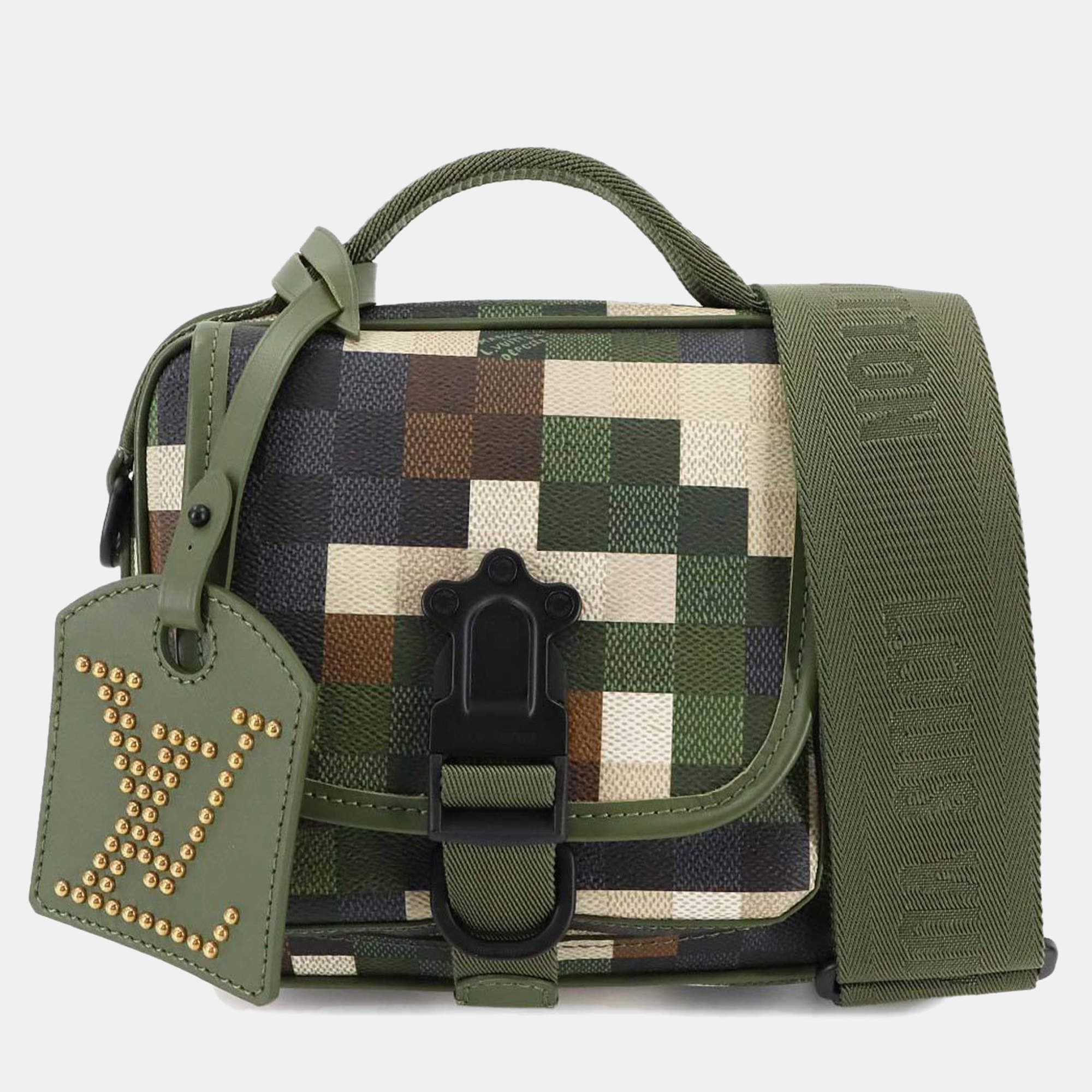 Louis Vuitton Damoflage Green Quest Shoulder Bag 