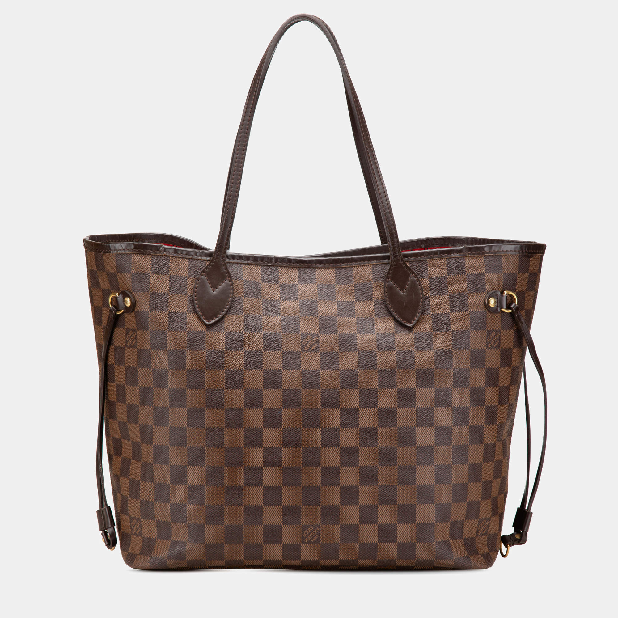 Pre Owned Louis Vuitton Damier Ebene Neverfull MM