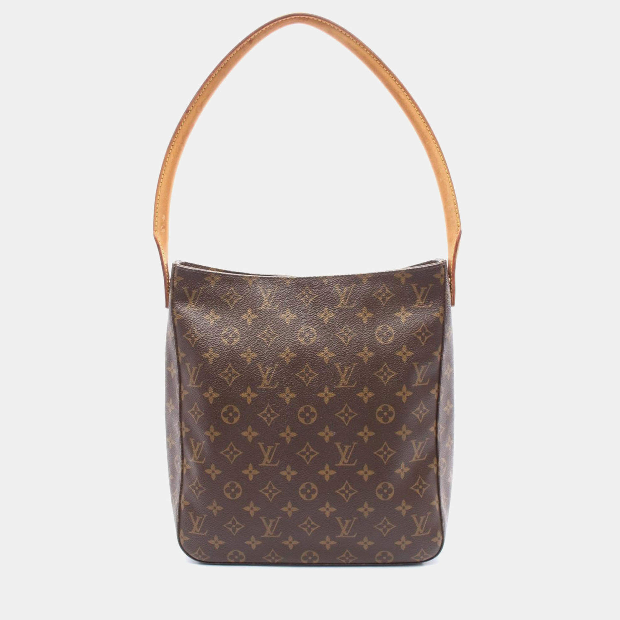 Pre Owned Louis Vuitton Looping Gm One Shoulder Handbag Monogram