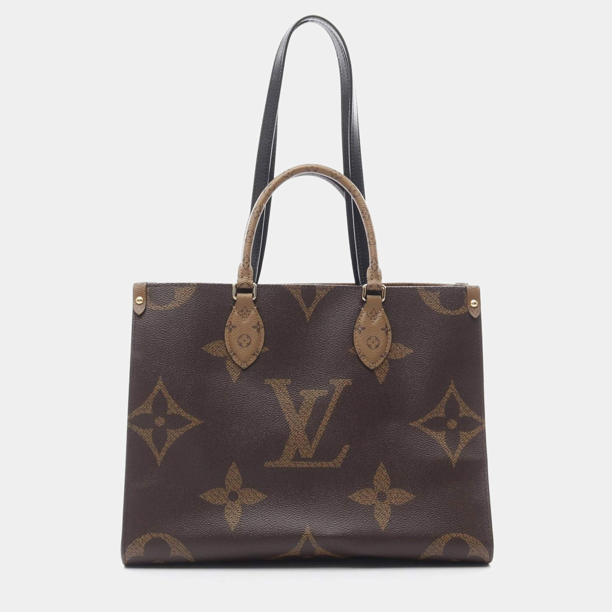 Louis Vuitton OnTheGo MM Brown Monogram Giant Canvas Tote Bag