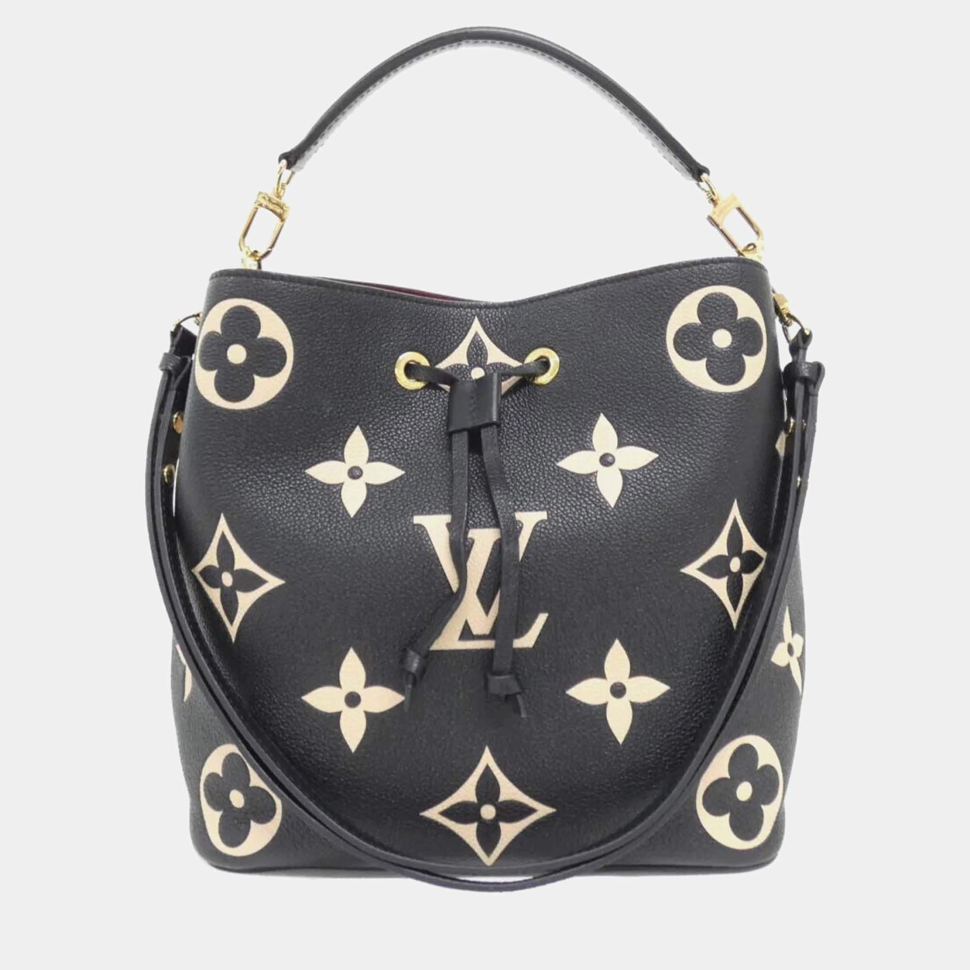 Louis Vuitton Neo Noe MM Bicolor Monogram Empreinte Shoulder Bag