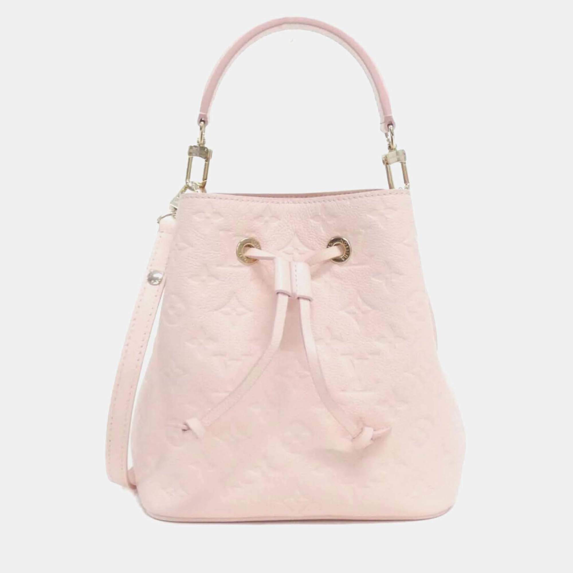 Louis Vuitton Neo Noe BB Opal/Pink Monogram Empreinte Shoulder Bag