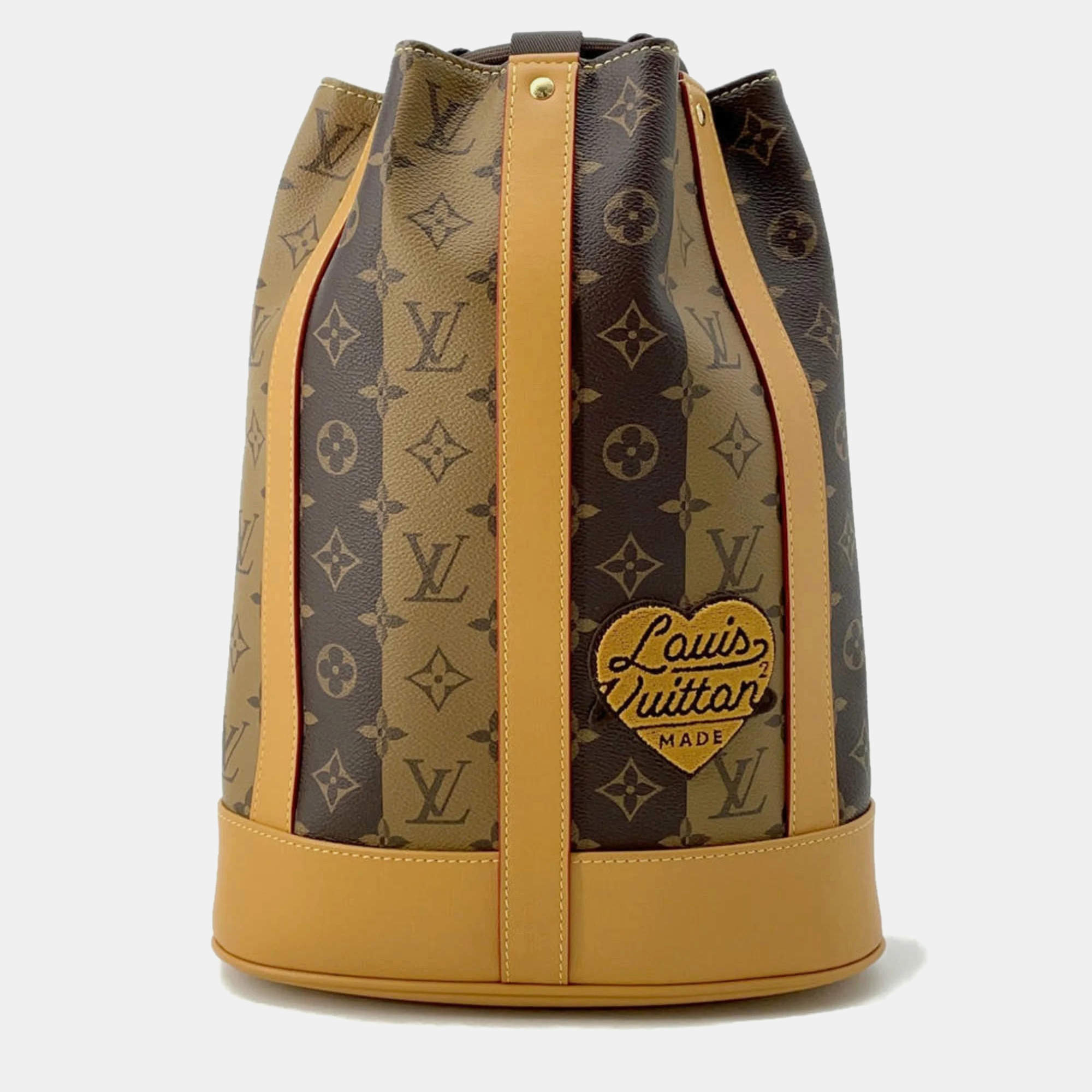 Louis Vuitton Randonnee Stripe Monogram Backpack