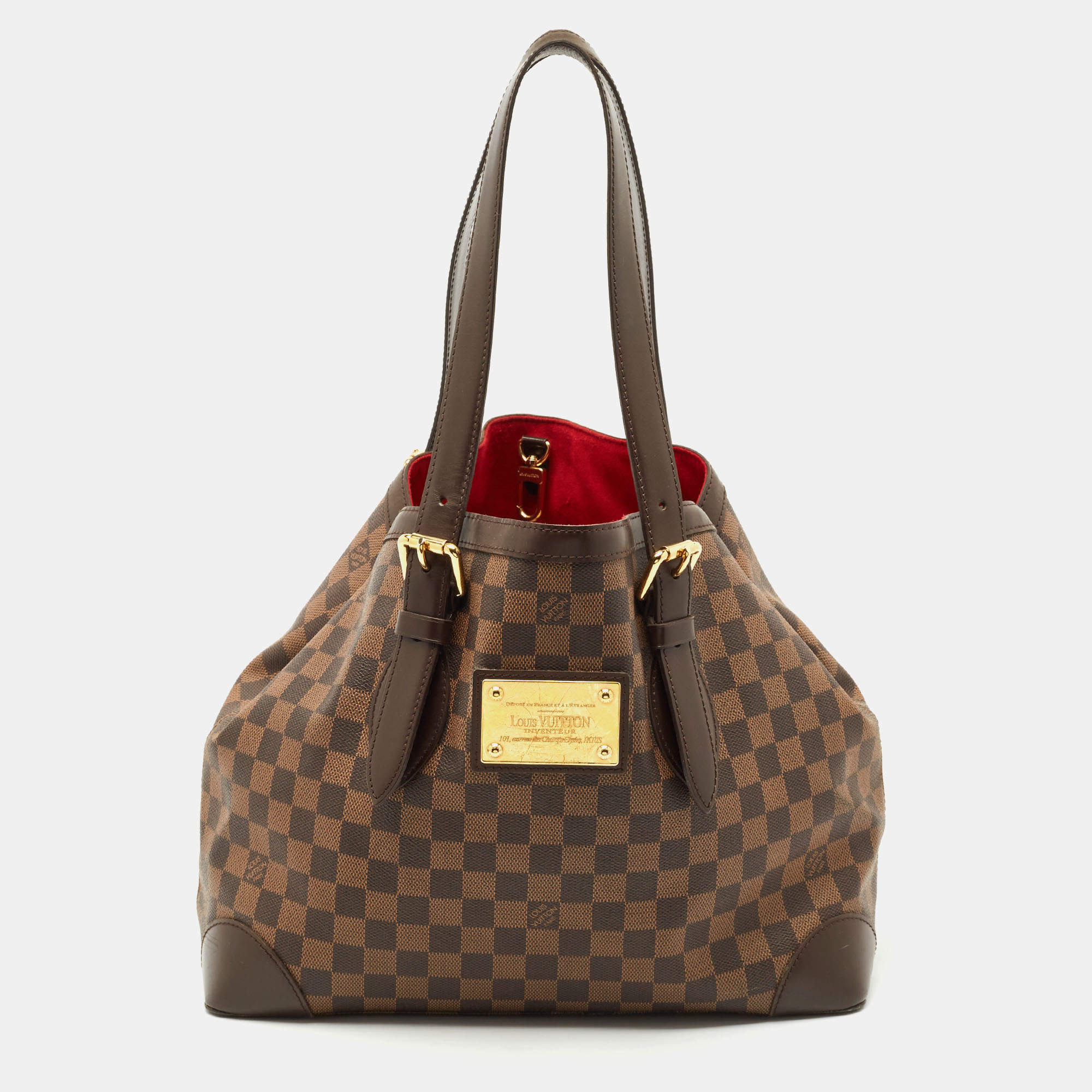 Louis Vuitton Damier Ebene Canvas Hampstead MM Bag