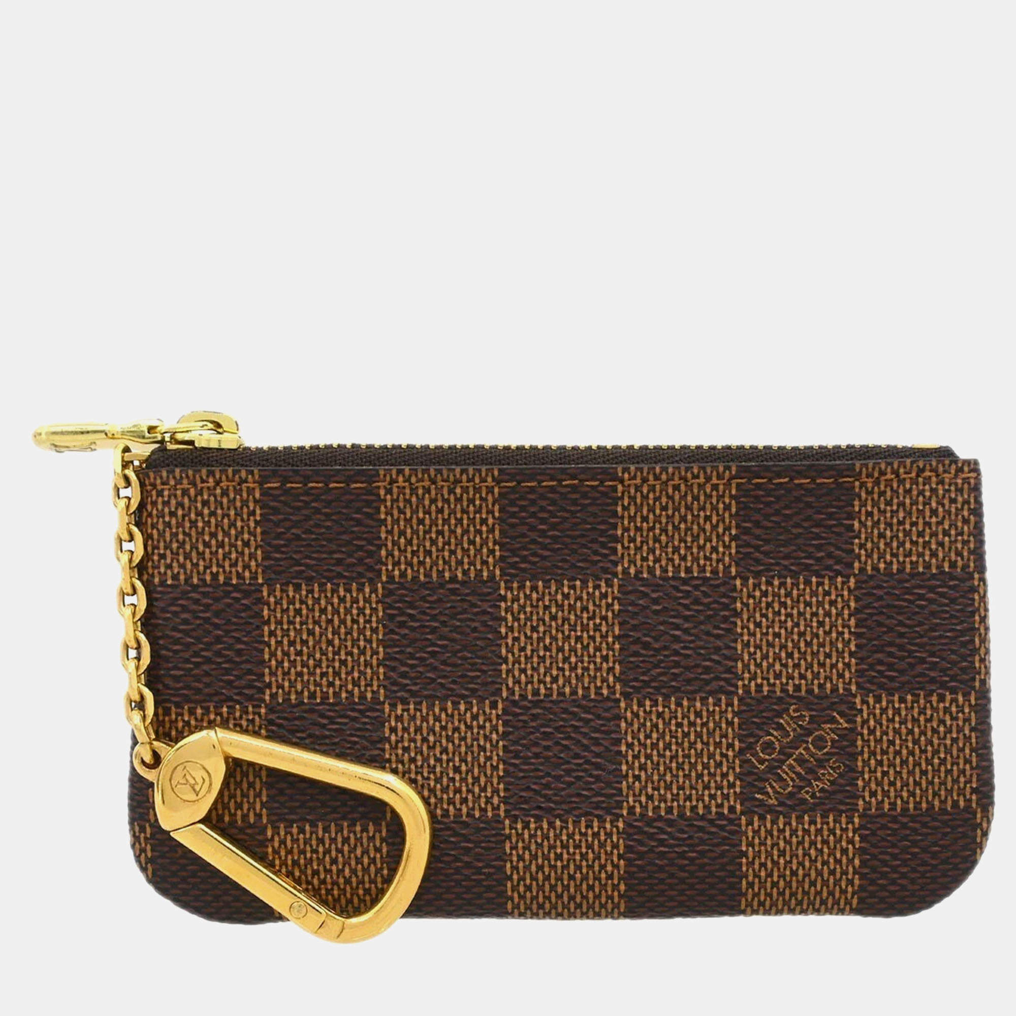 Louis Vuitton Damier Pochette Cles Coin Case Wallet Purse