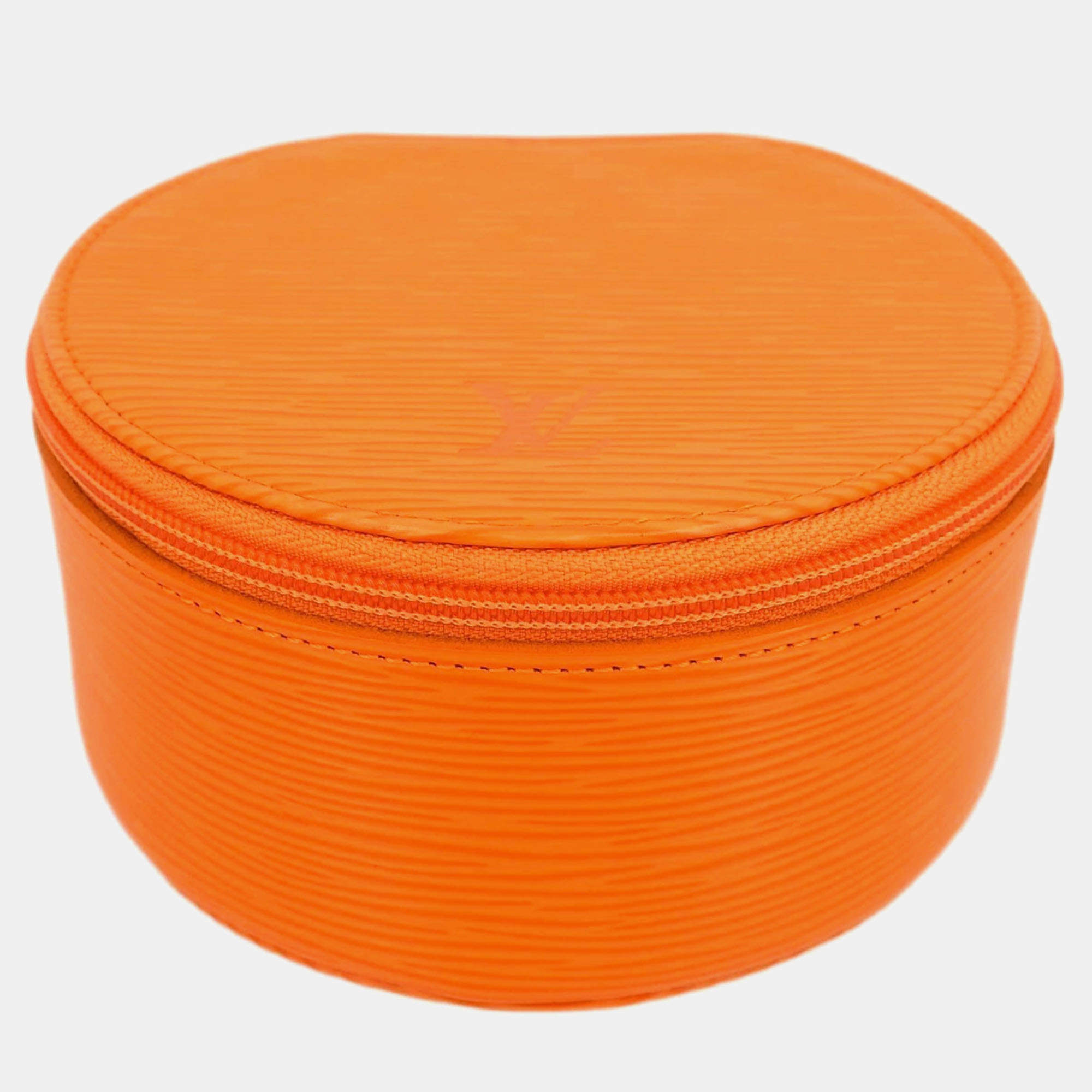 Louis Vuitton Ecrin Bijoux 12 Orange Epi Leather Jewelry Case