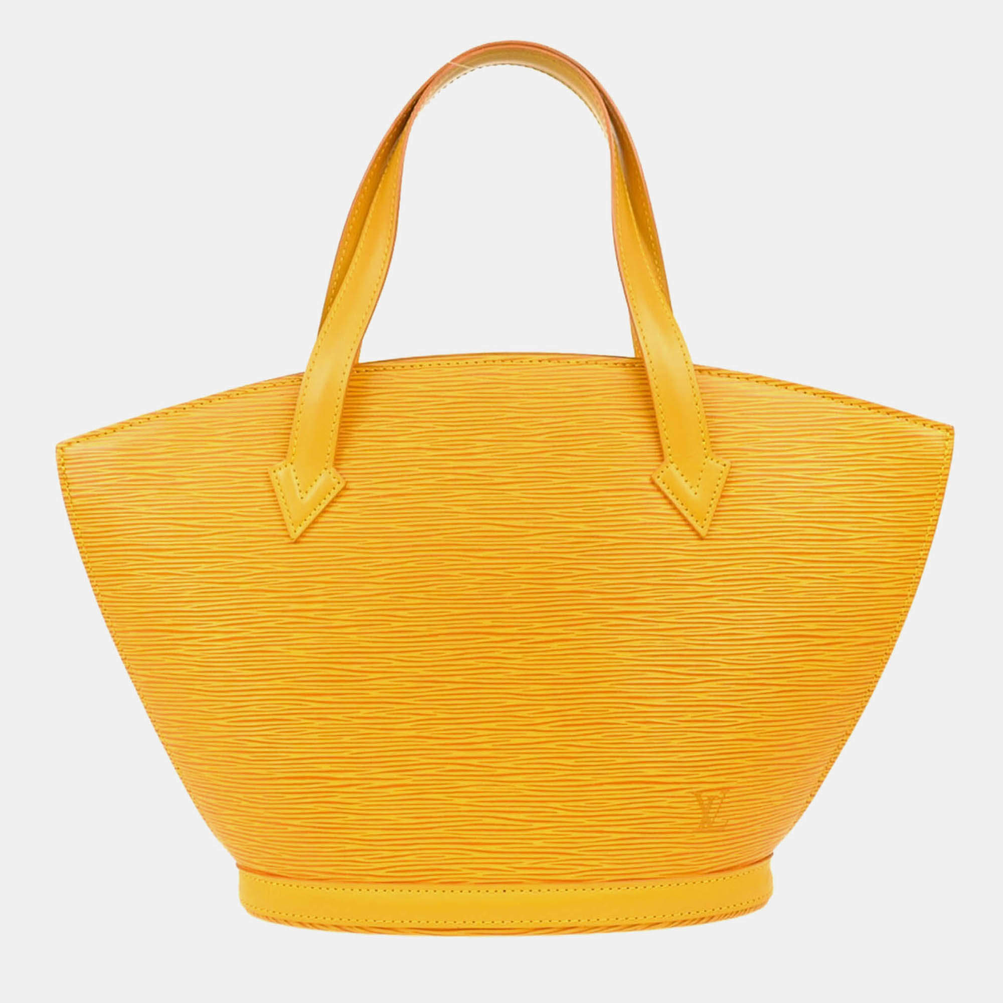 Louis Vuitton Saint Jacques Yellow Epi Leather Tote Bag